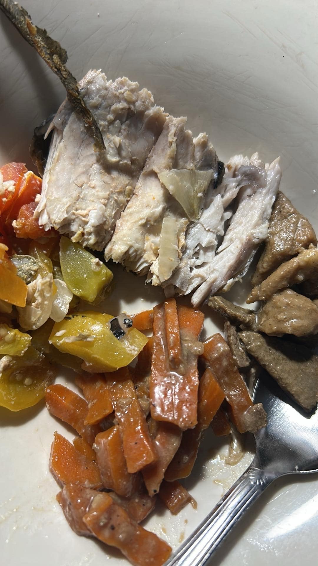 Fish with vegetables