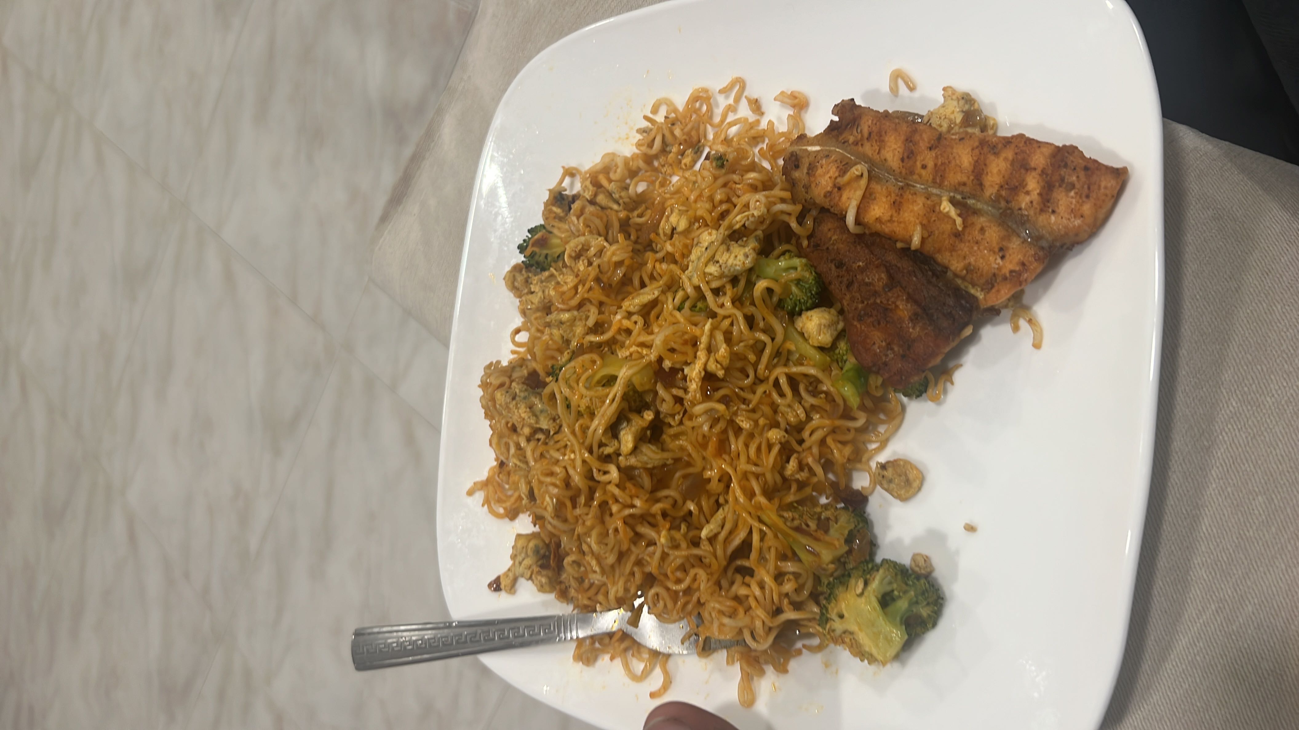 Spicy Noodles with Fish