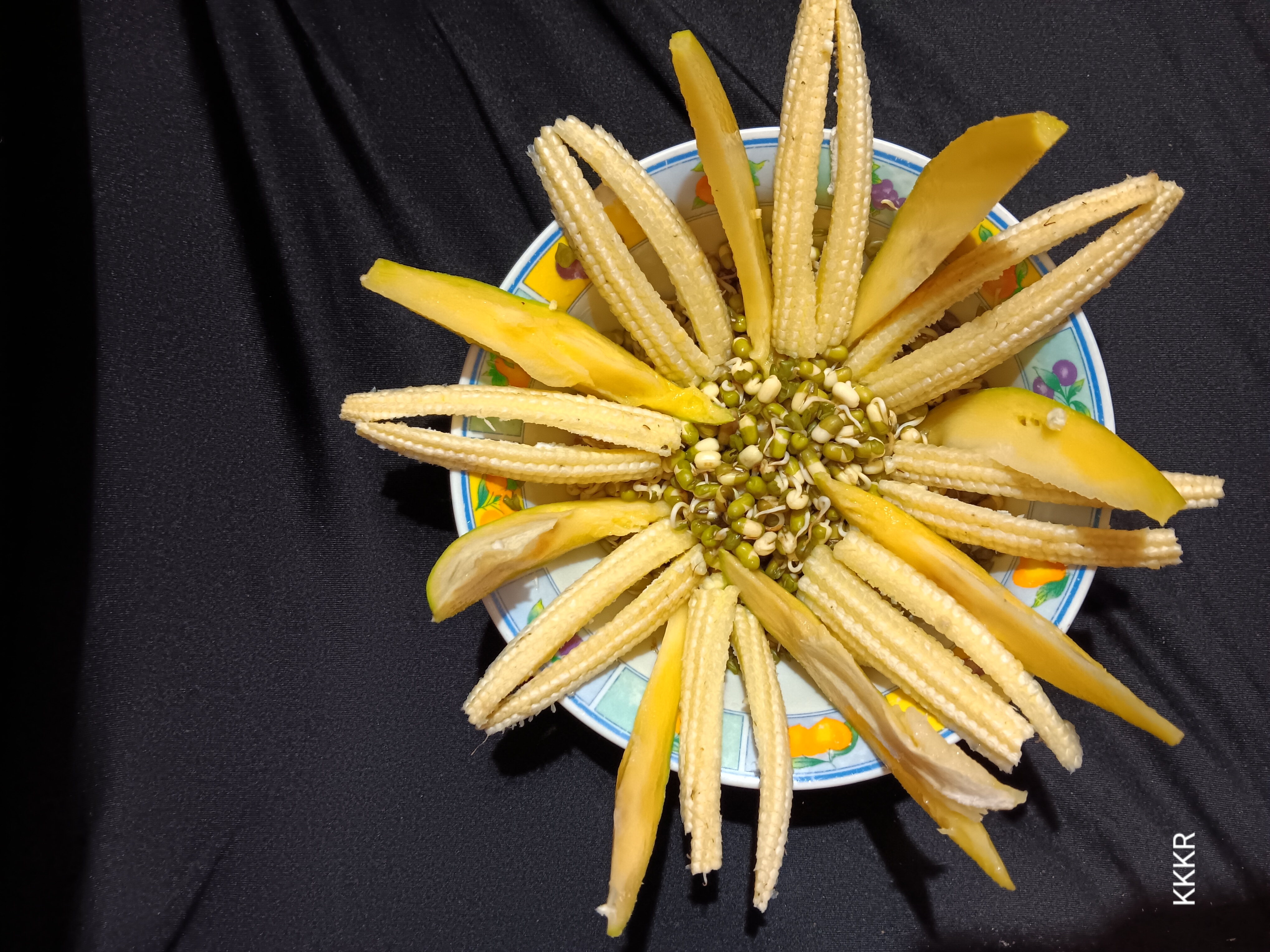 Sprout and Baby Corn Salad