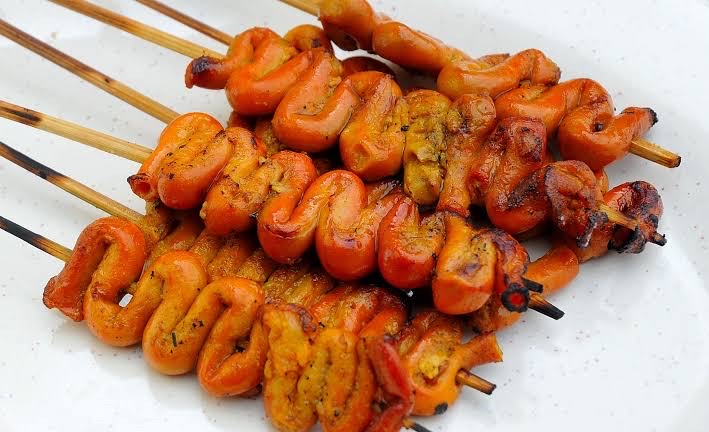 Grilled Chicken Intestines