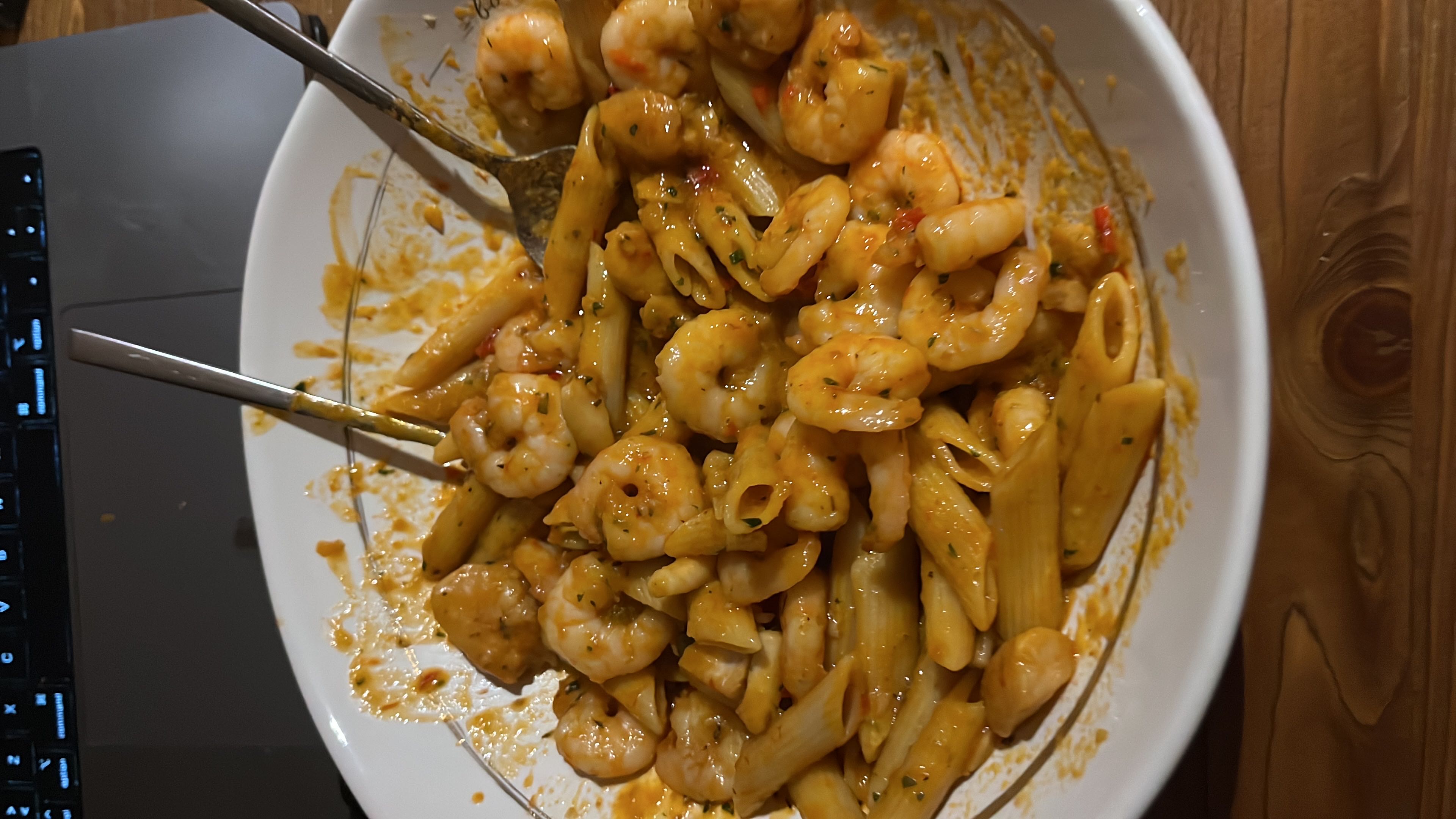 Karidesli Penne Makarna