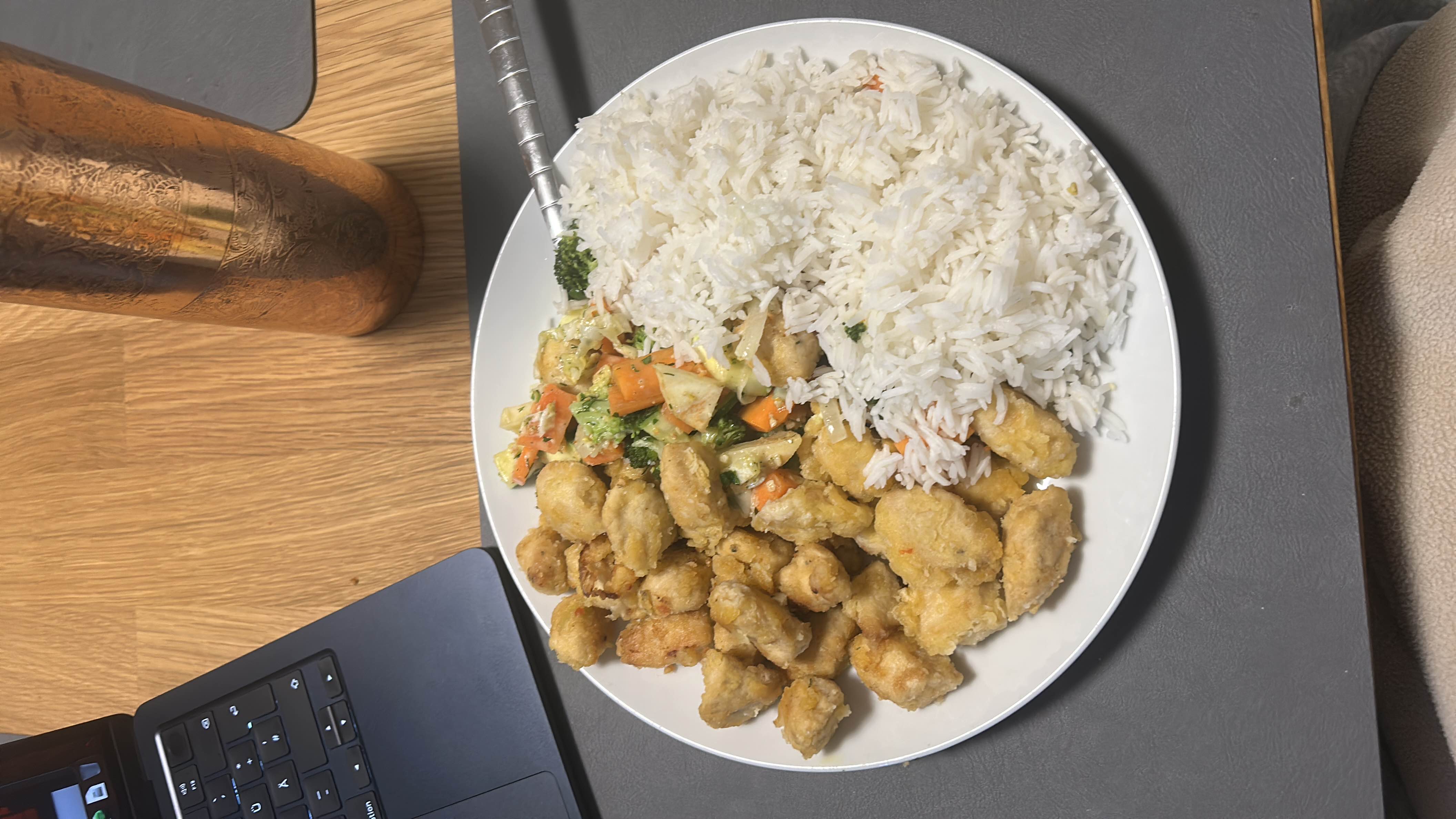 Gebratene Hähnchenstücke