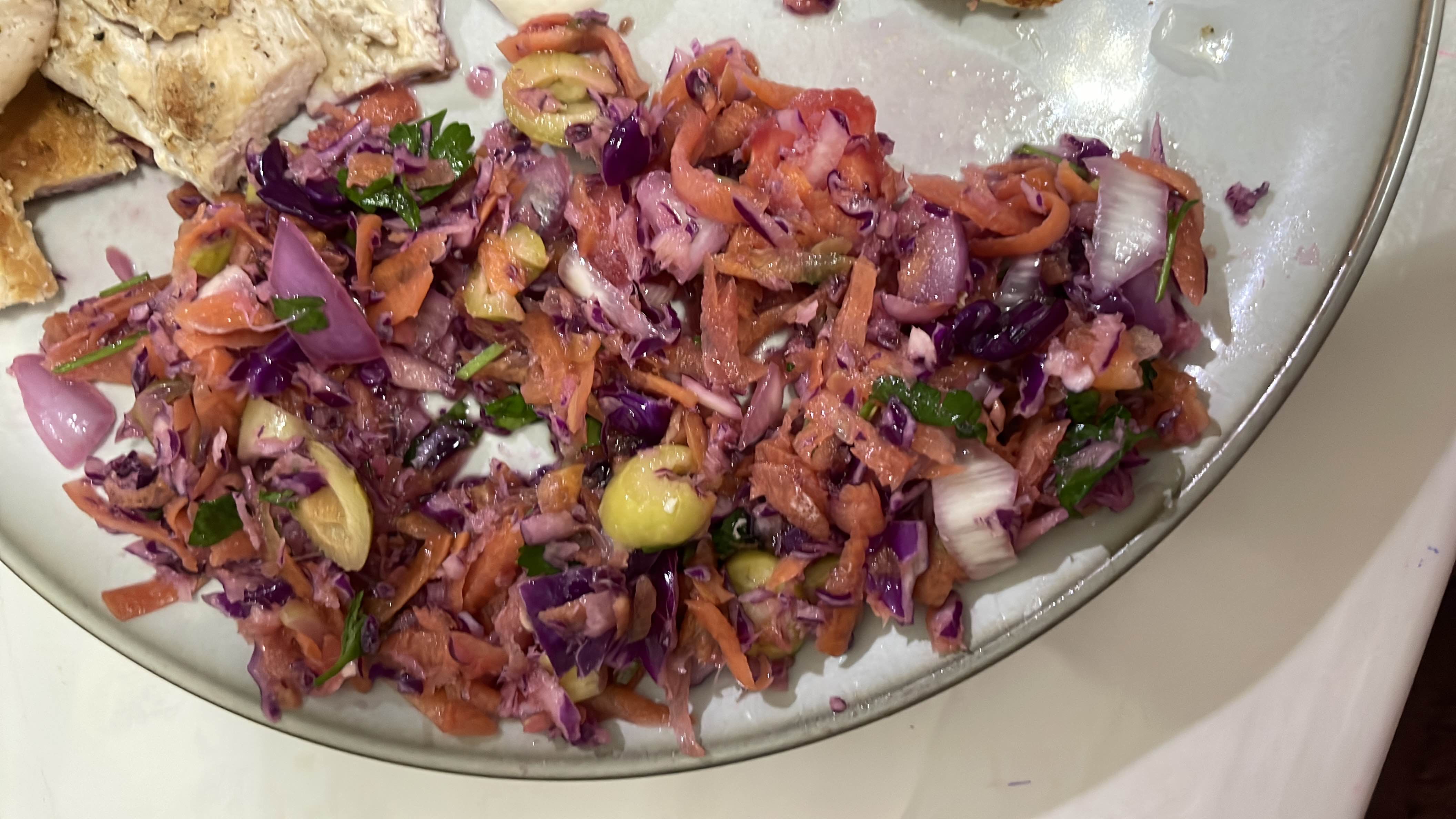Salade de légumes frais