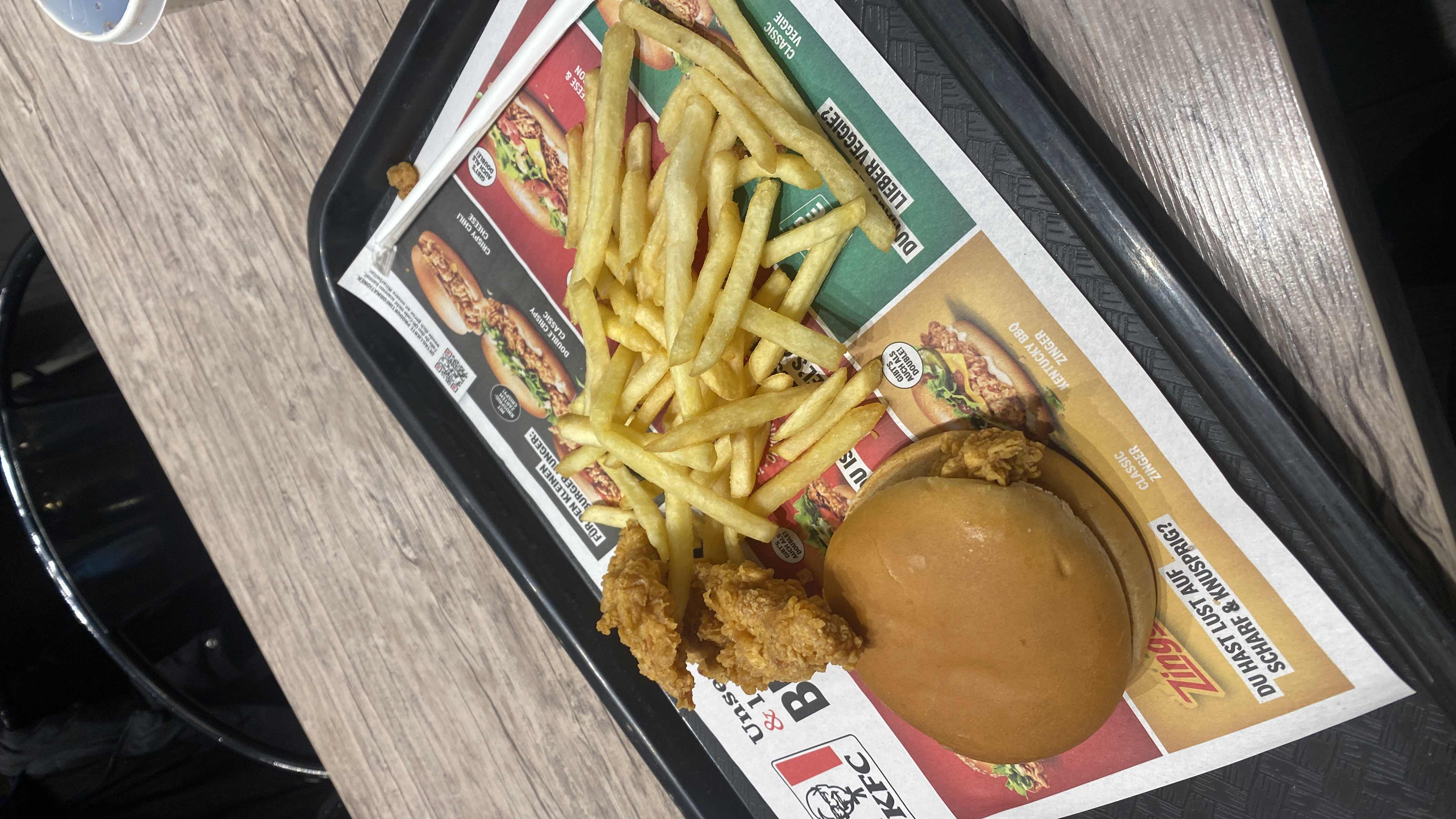 KFC Fast-Food-Menü