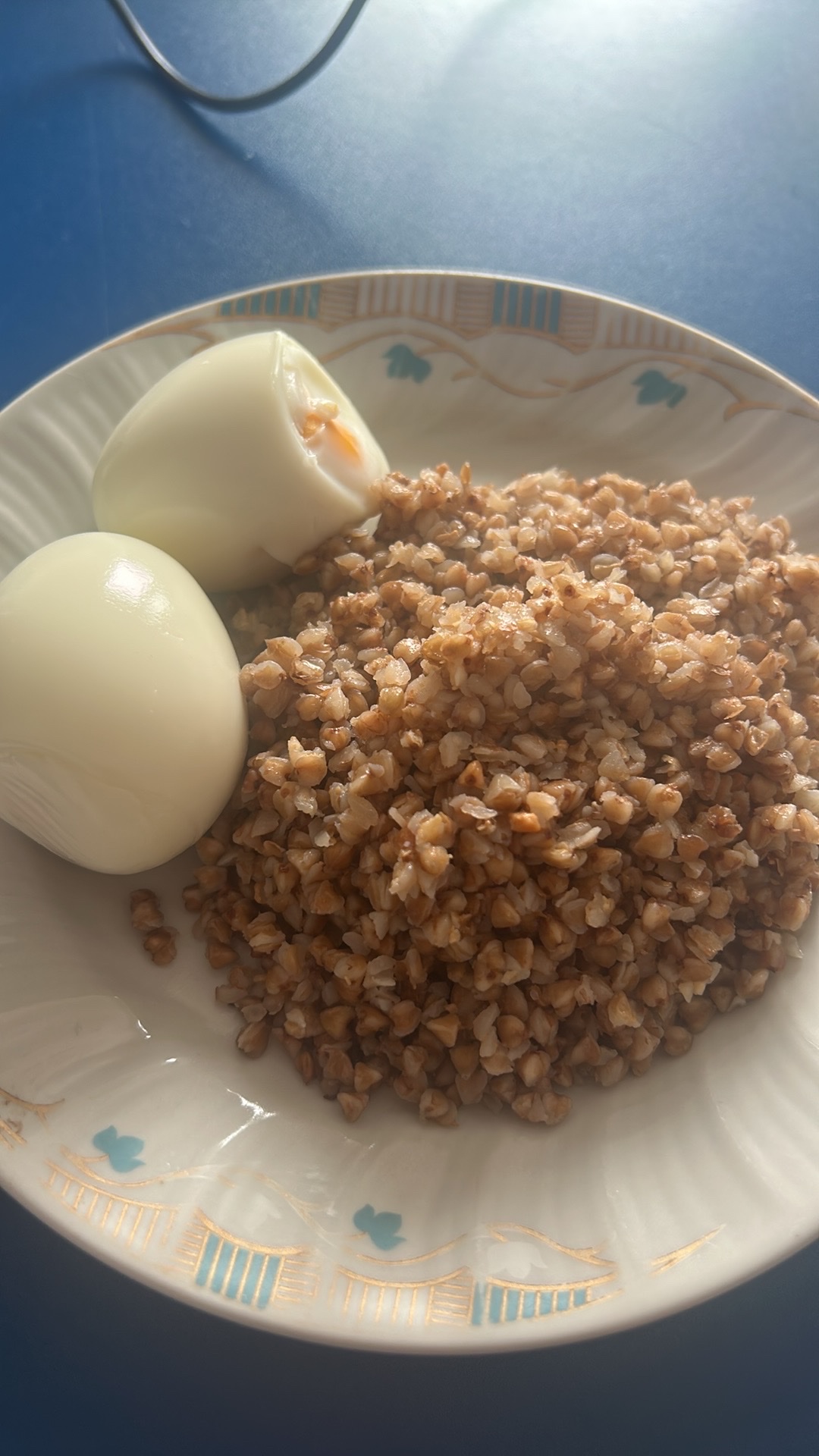 Buckwheat with Boiled Eggs