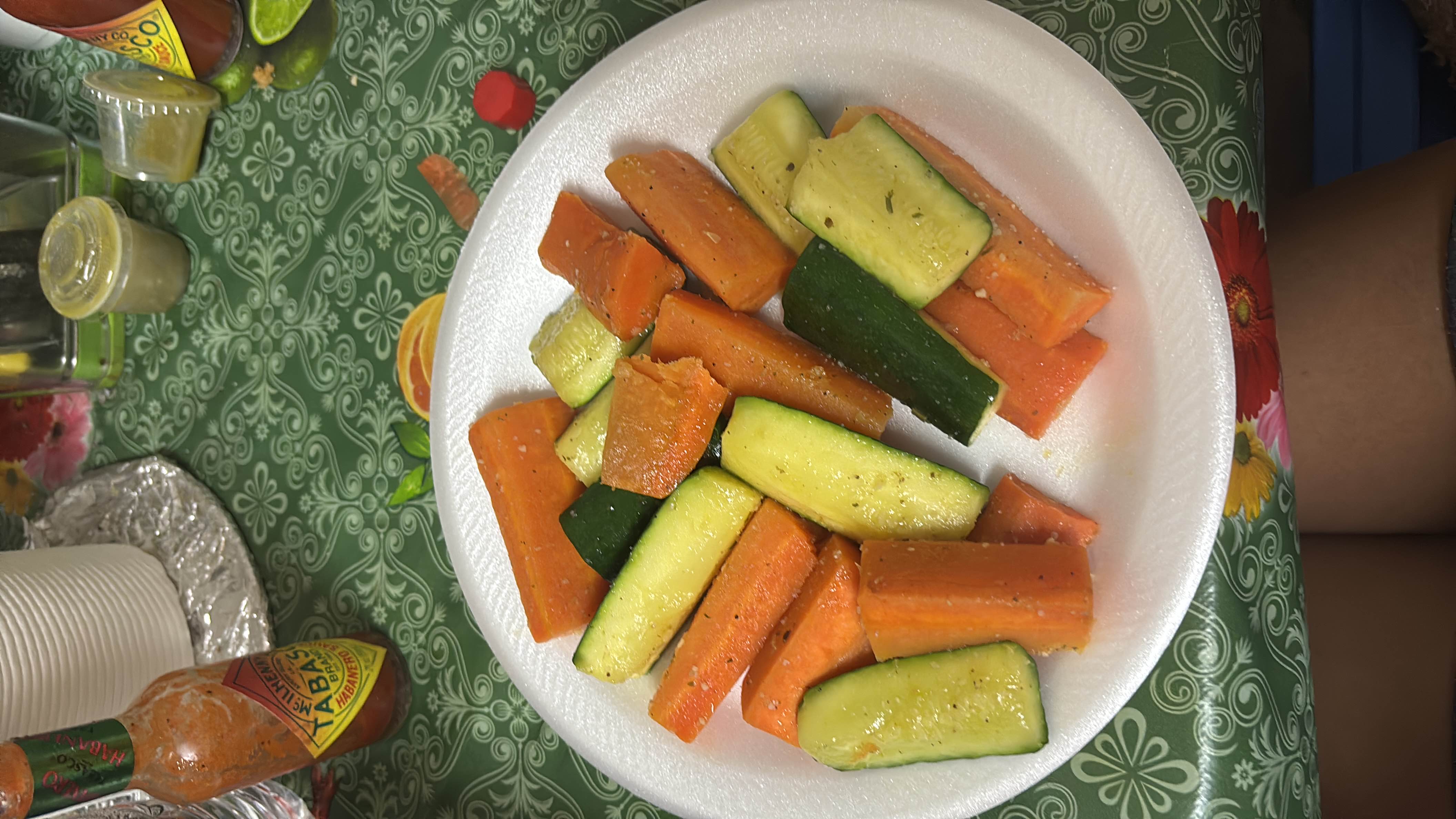 Zanahorias y pepinos