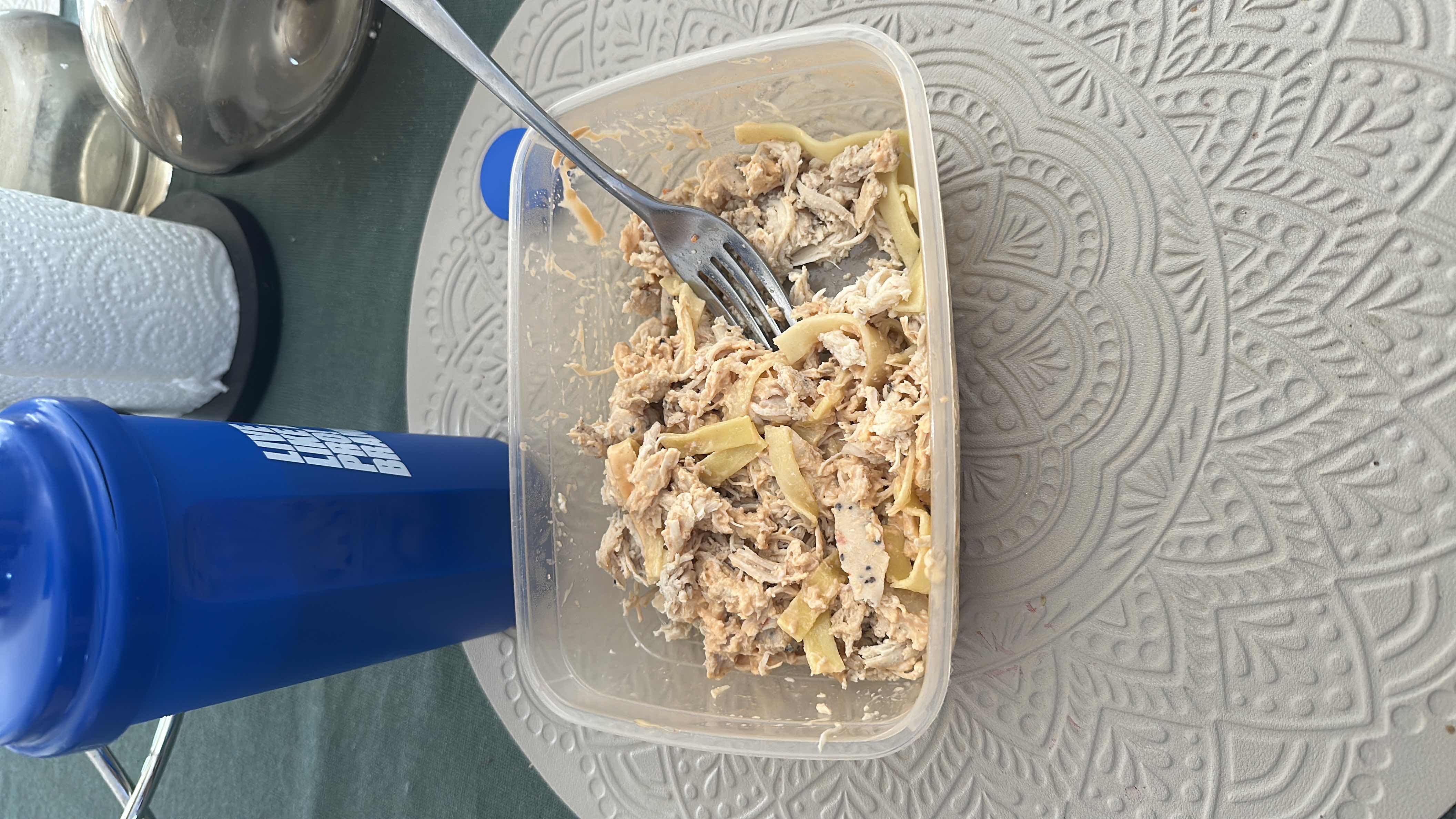 Shredded Chicken Pasta