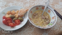 Seafood and Rice Soup