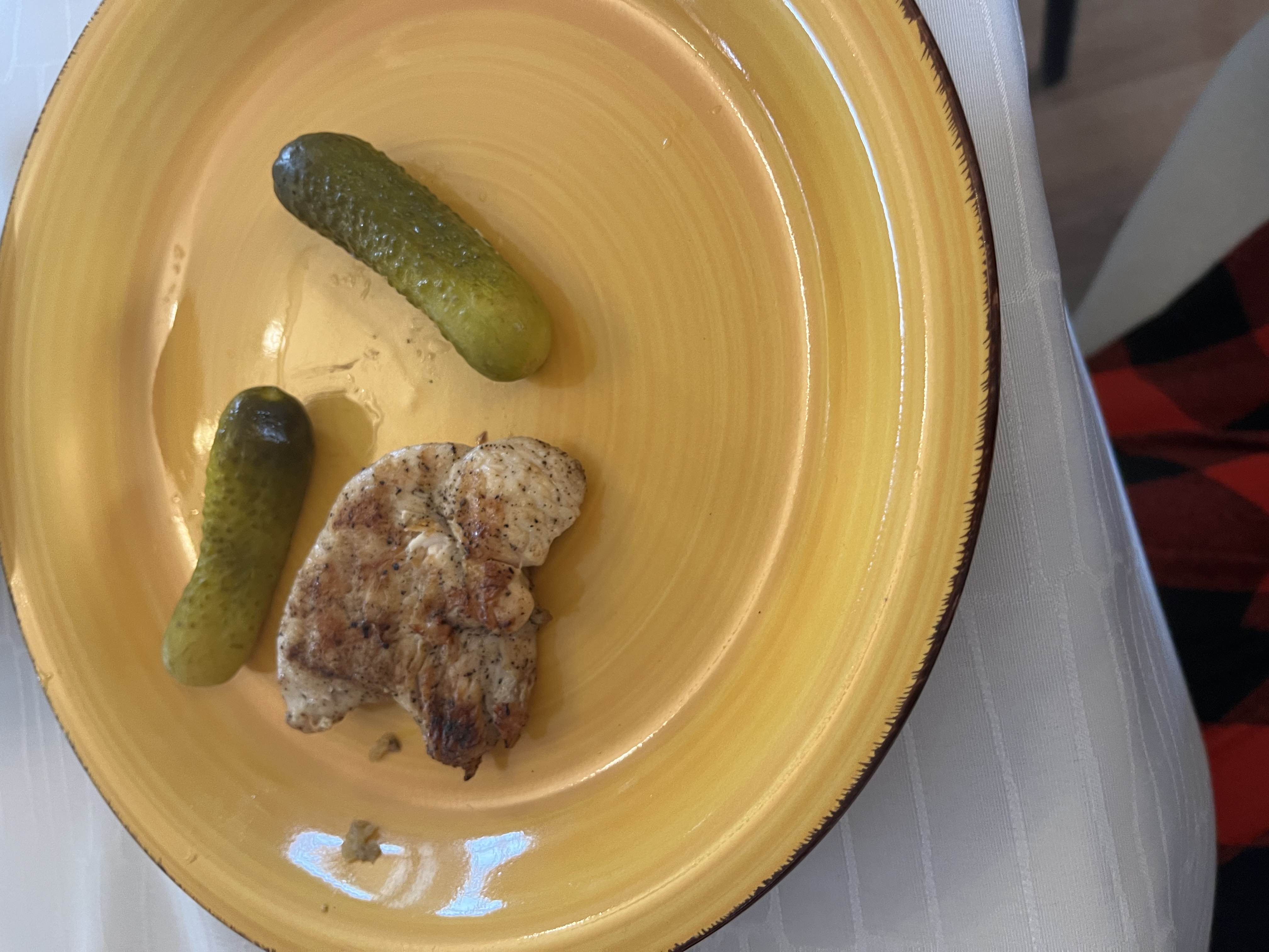 Grilled Chicken with Pickles