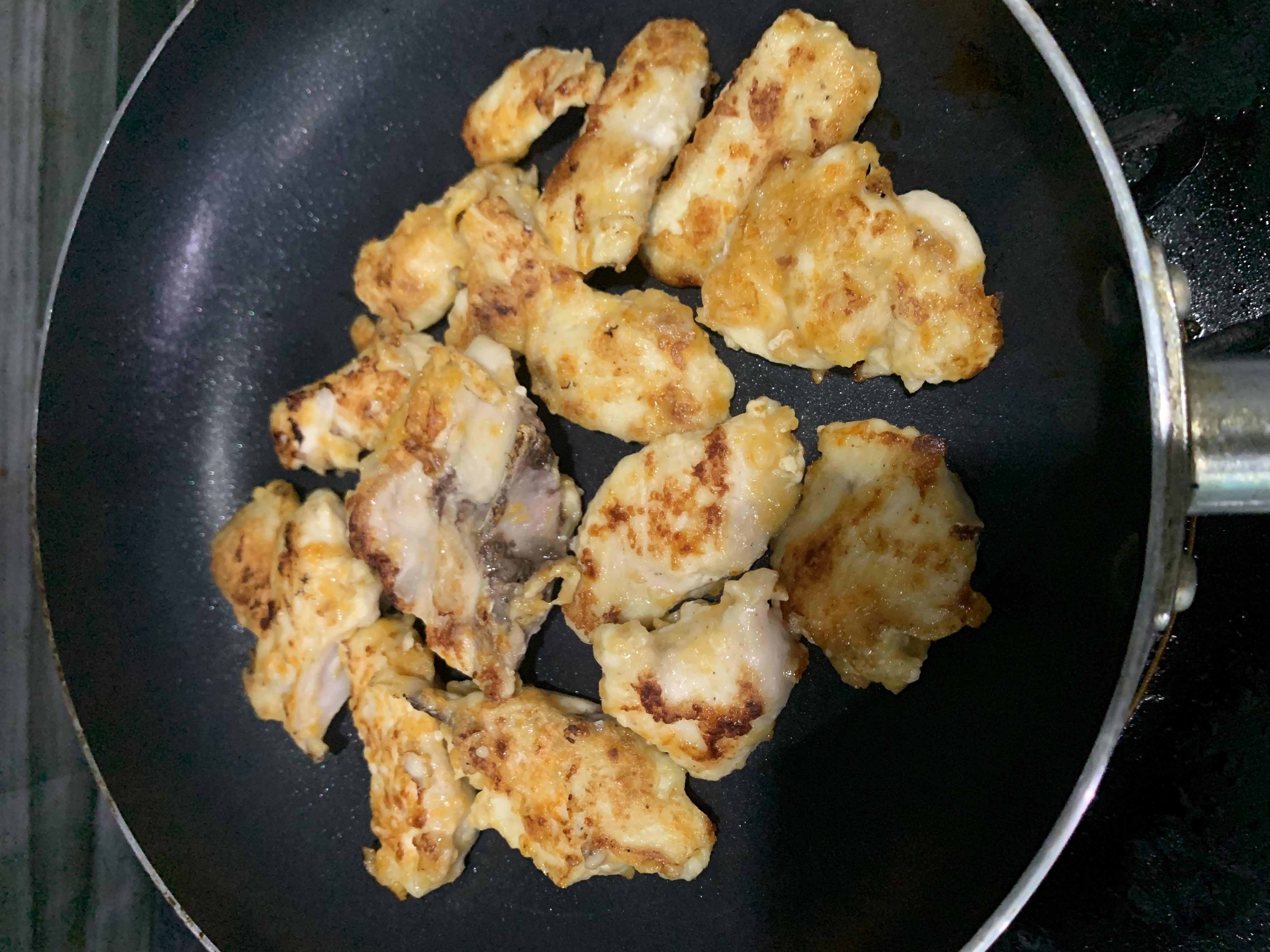 Pan-fried Chicken Bites