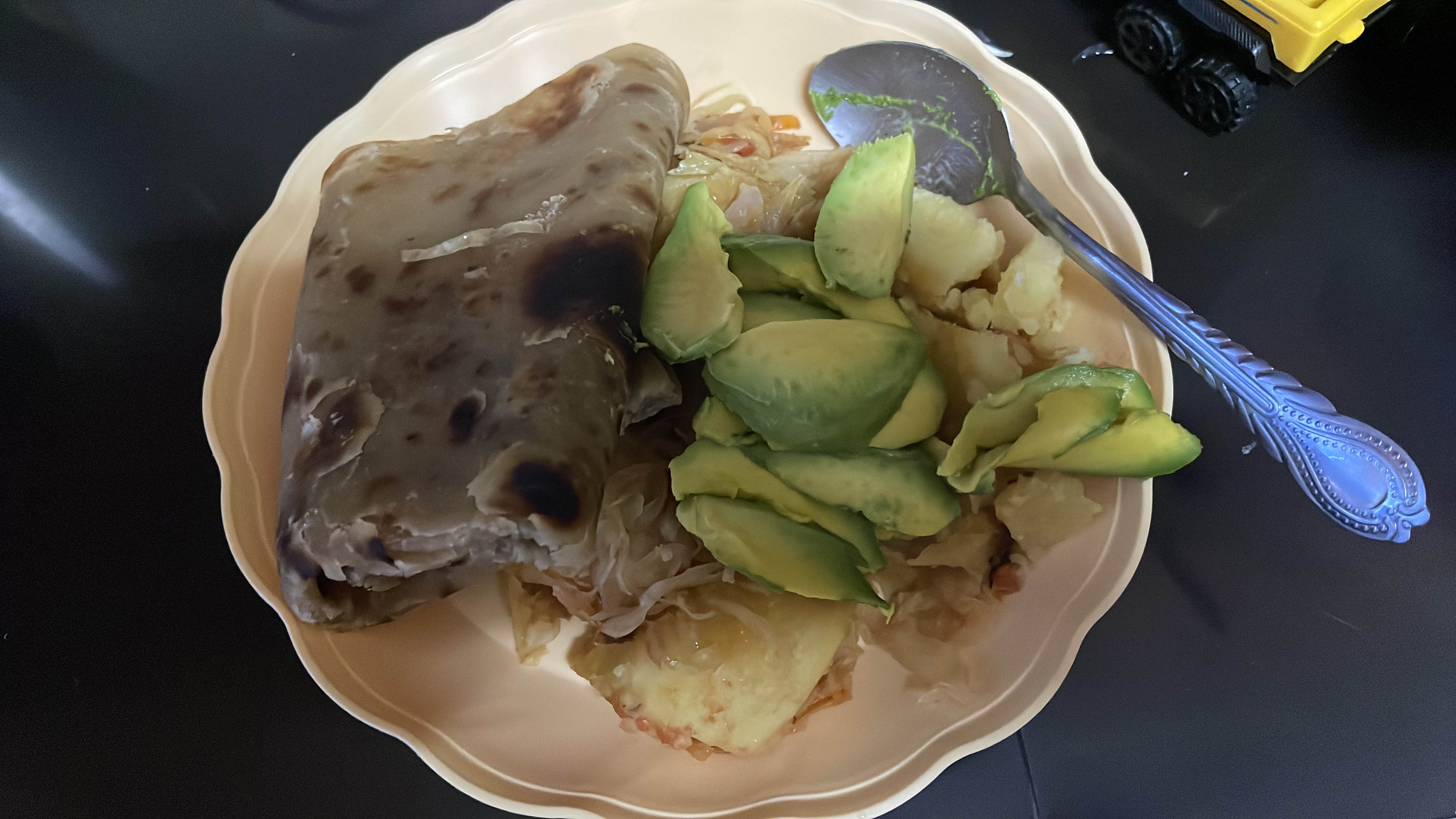 Chapati with Avocado