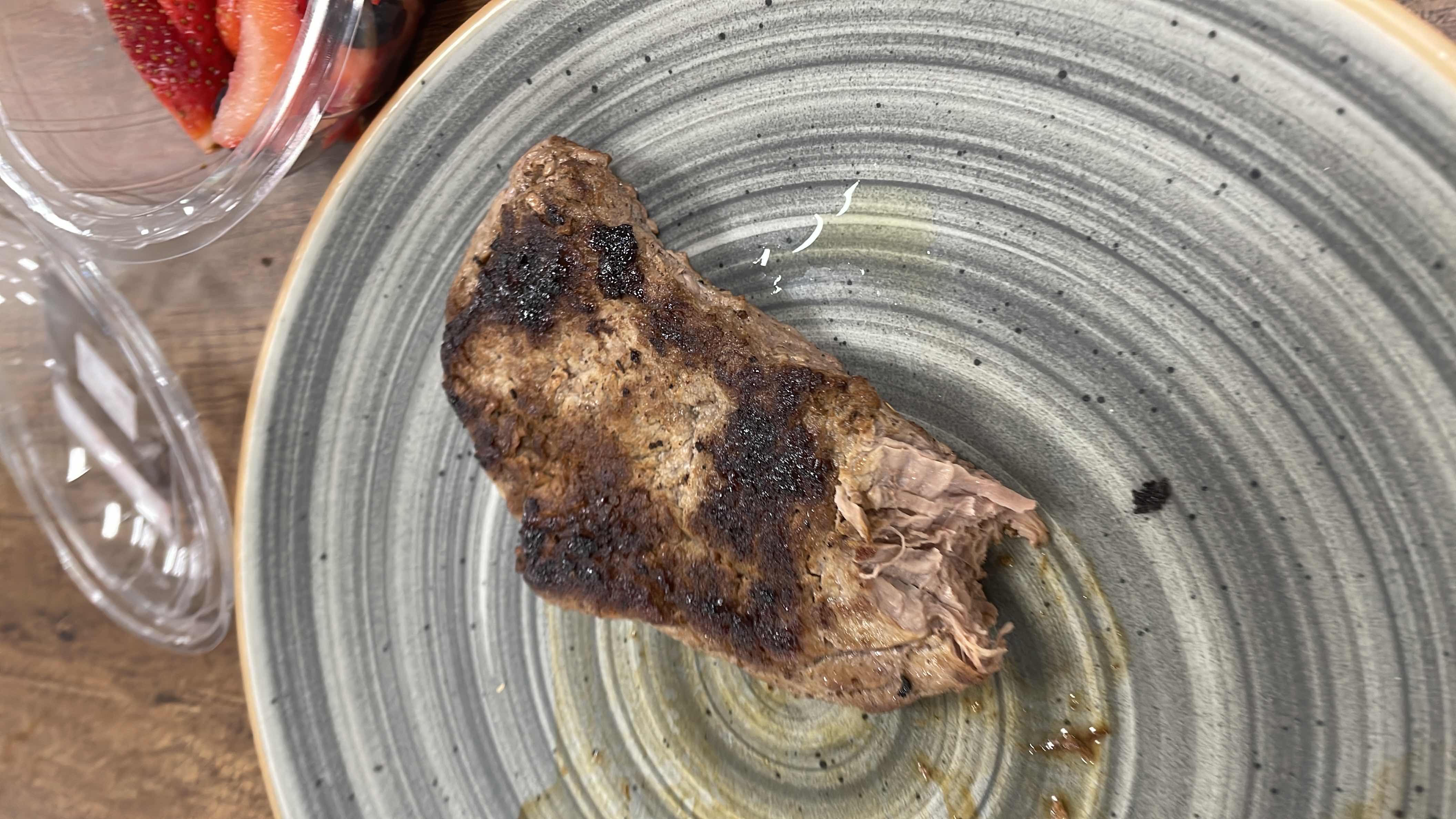 Grilled Steak with Berries