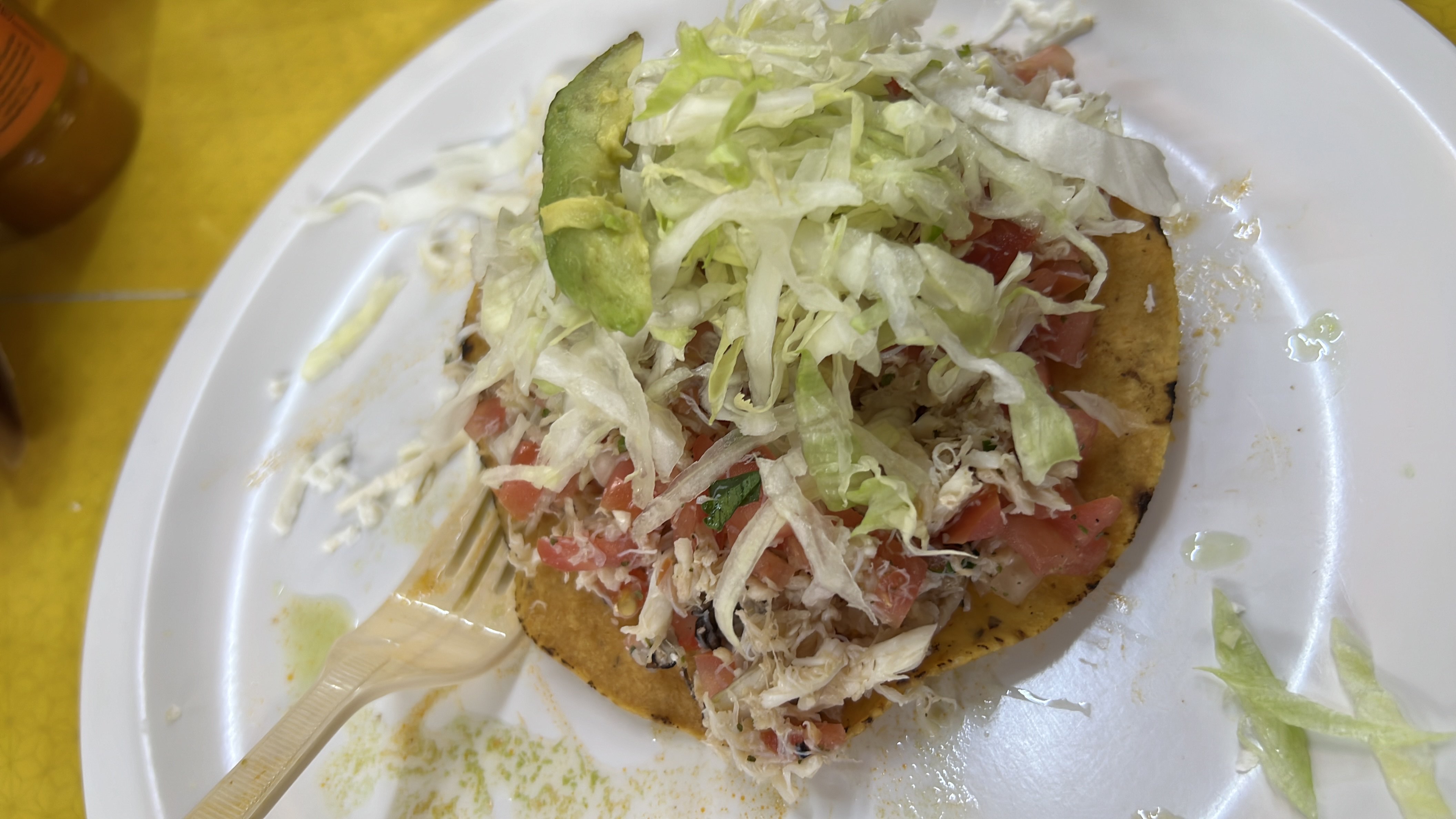 Chicken Tostada