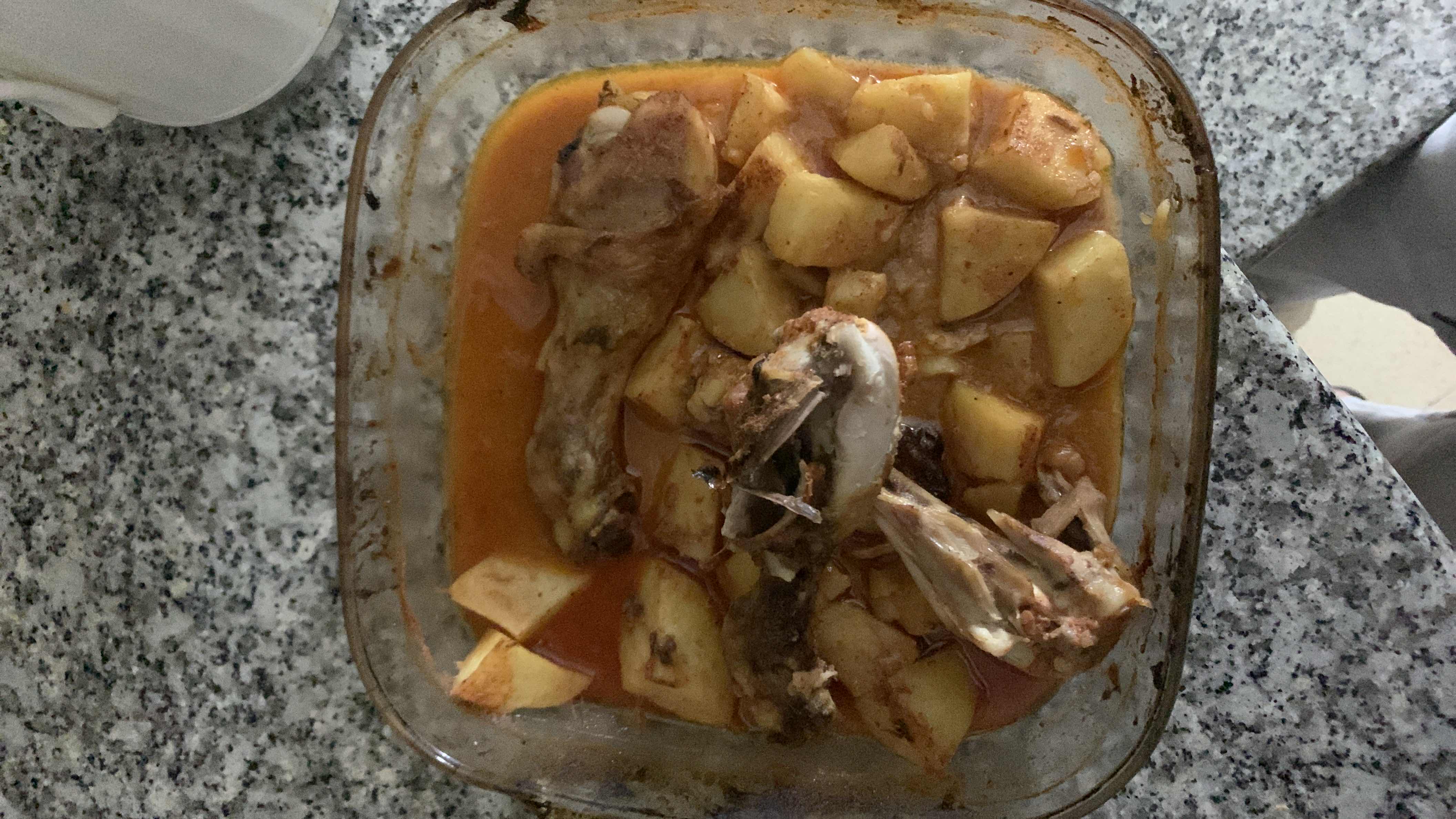Poulet aux pommes de terre
