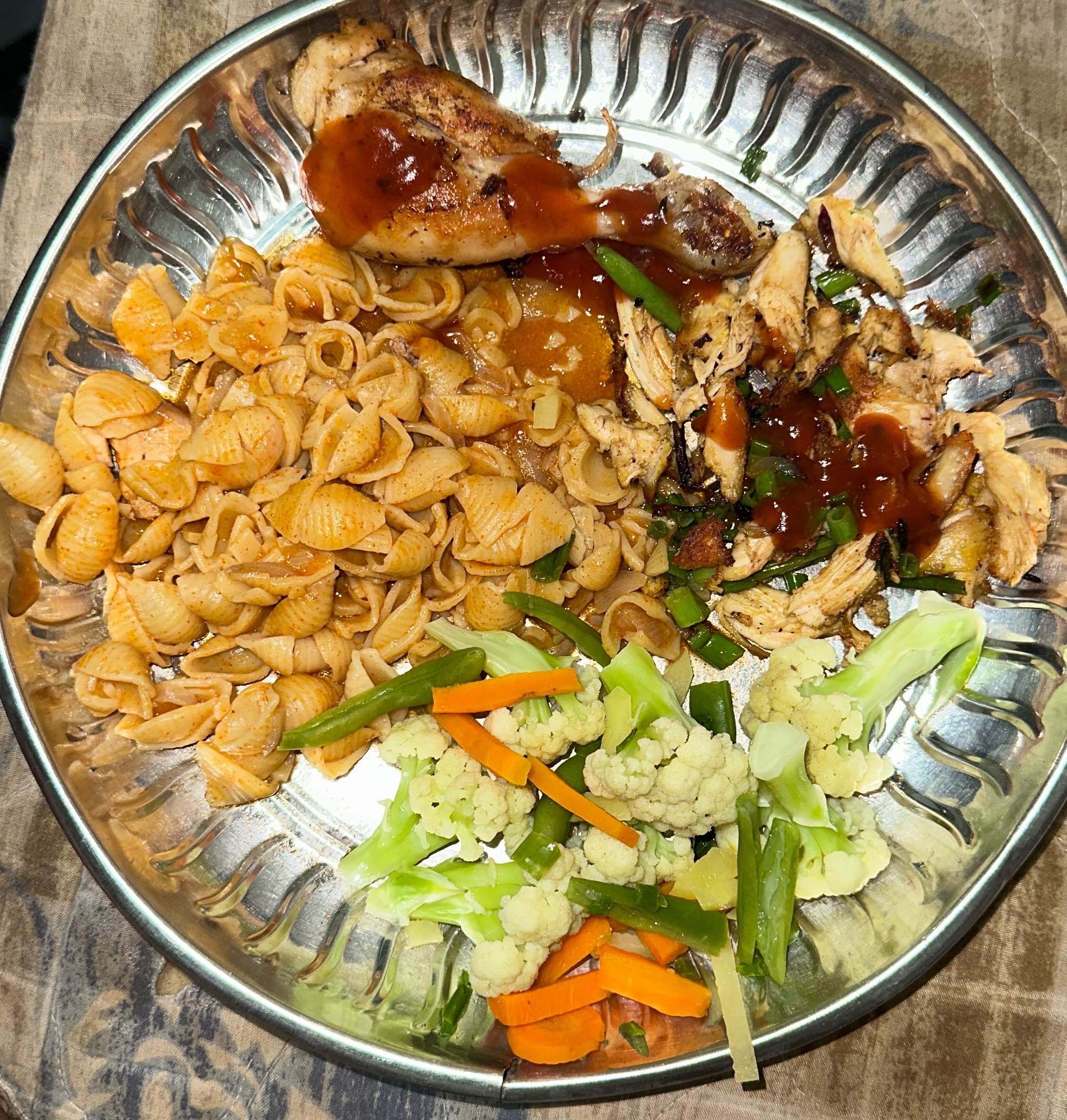 Grilled Chicken with Pasta