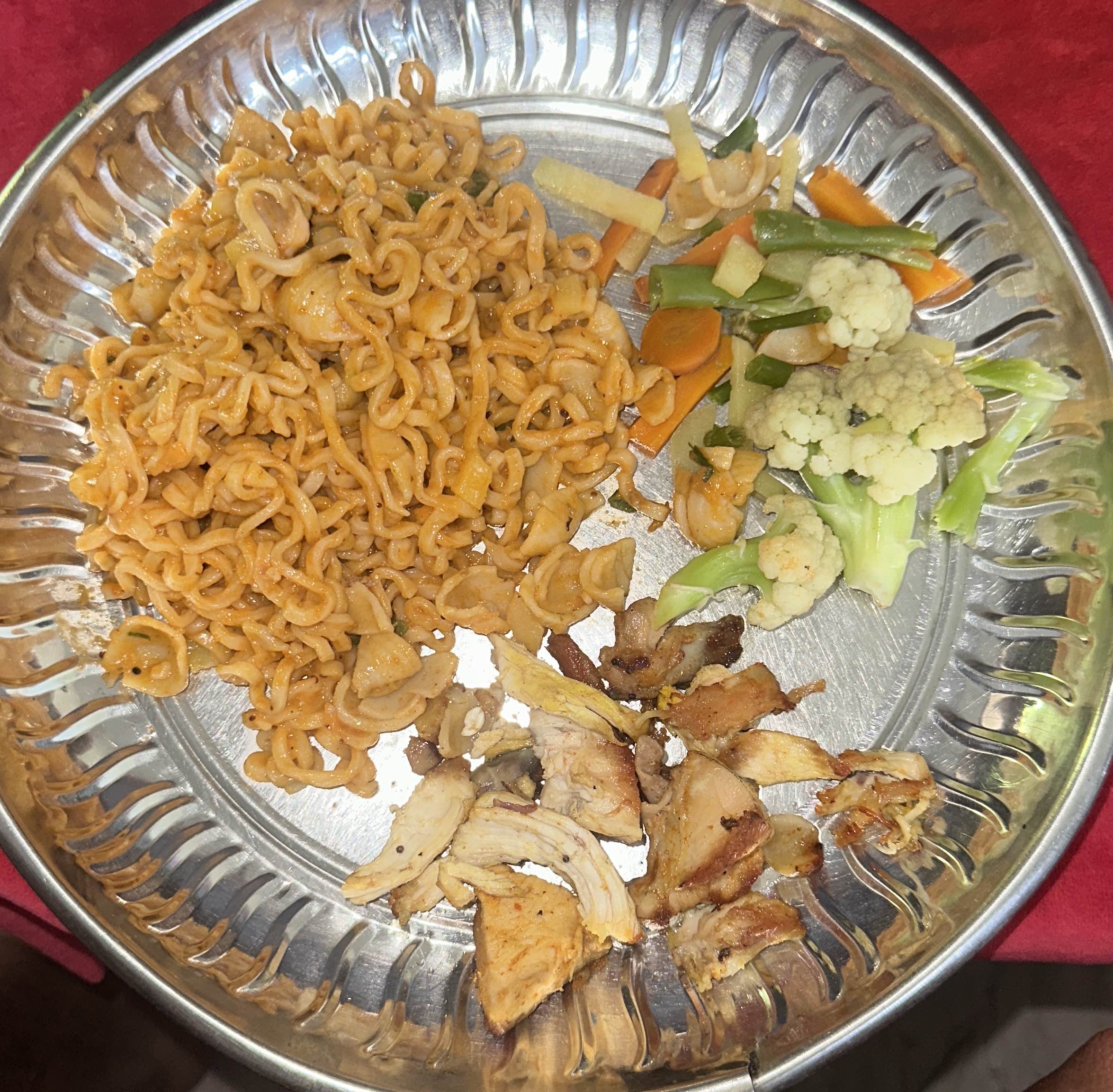 Chicken Noodles with Veggies