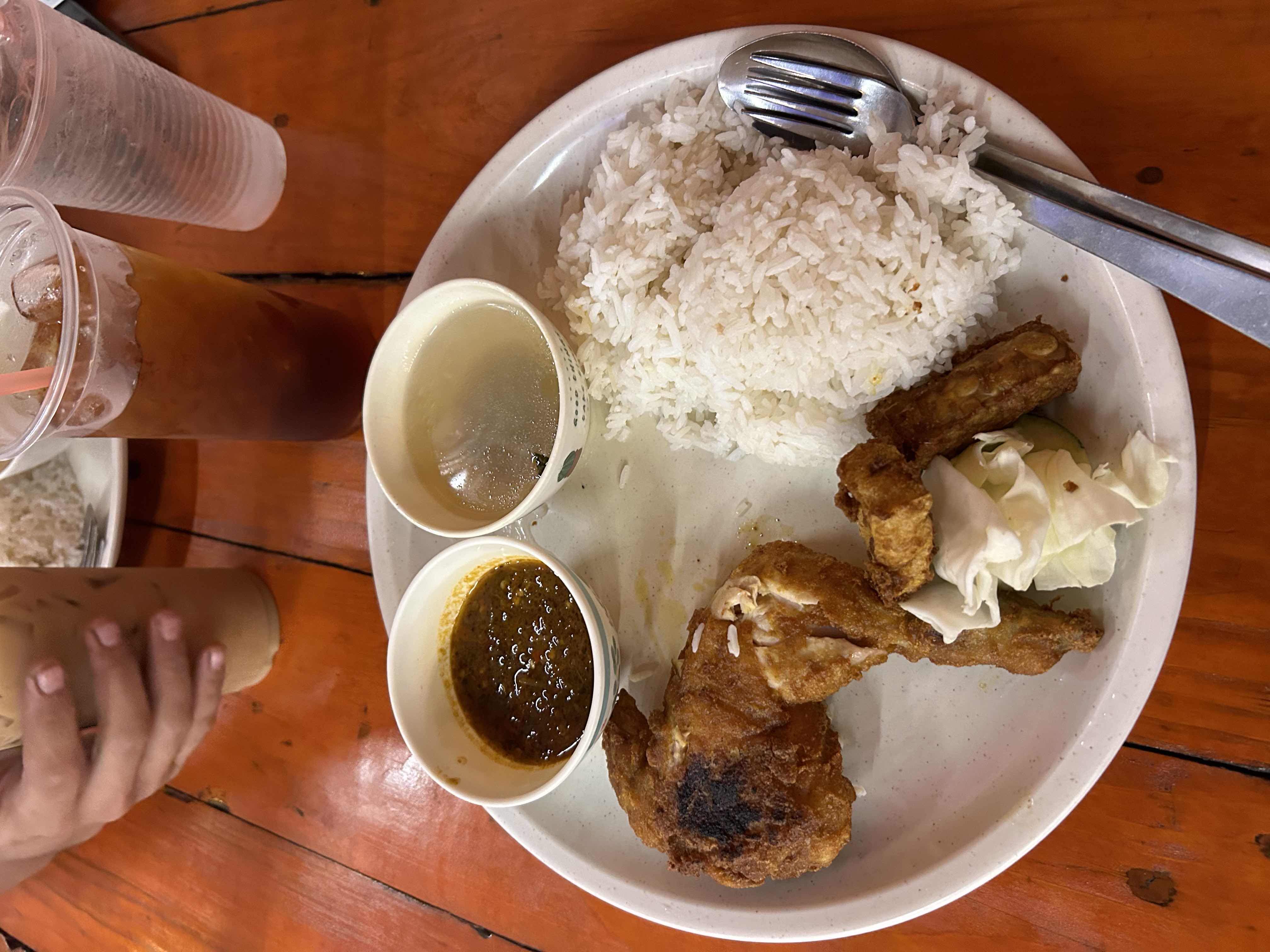 Fried Chicken with Rice