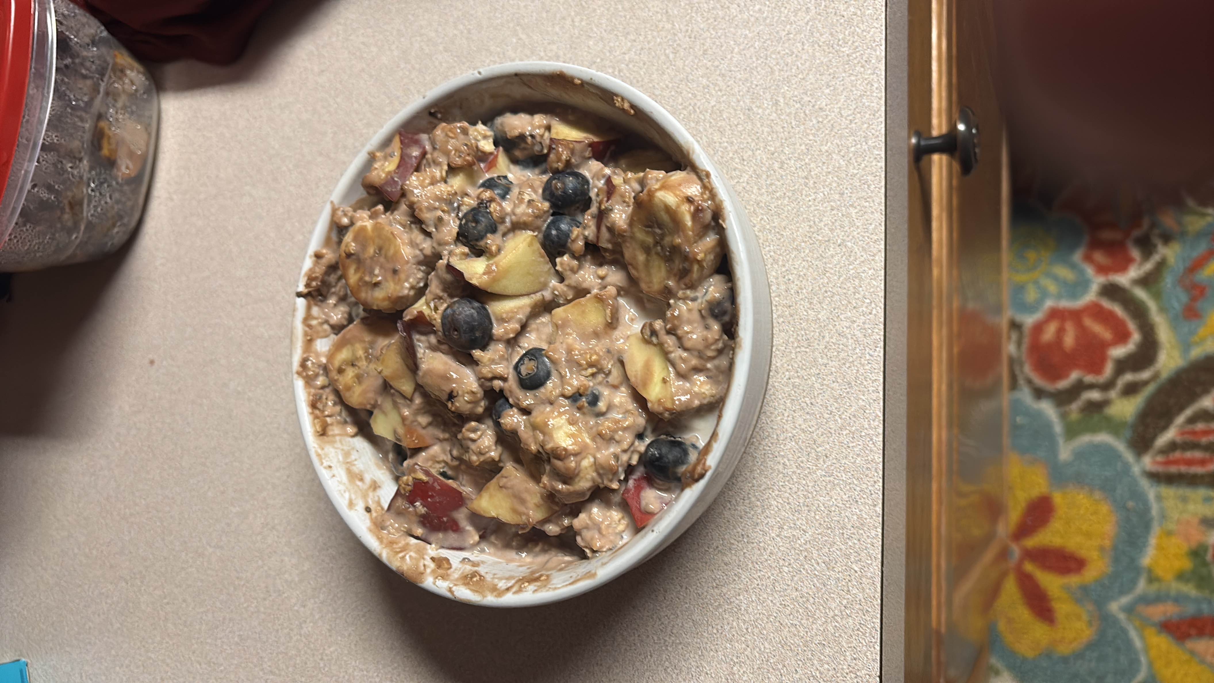 Chocolate Fruit Oatmeal
