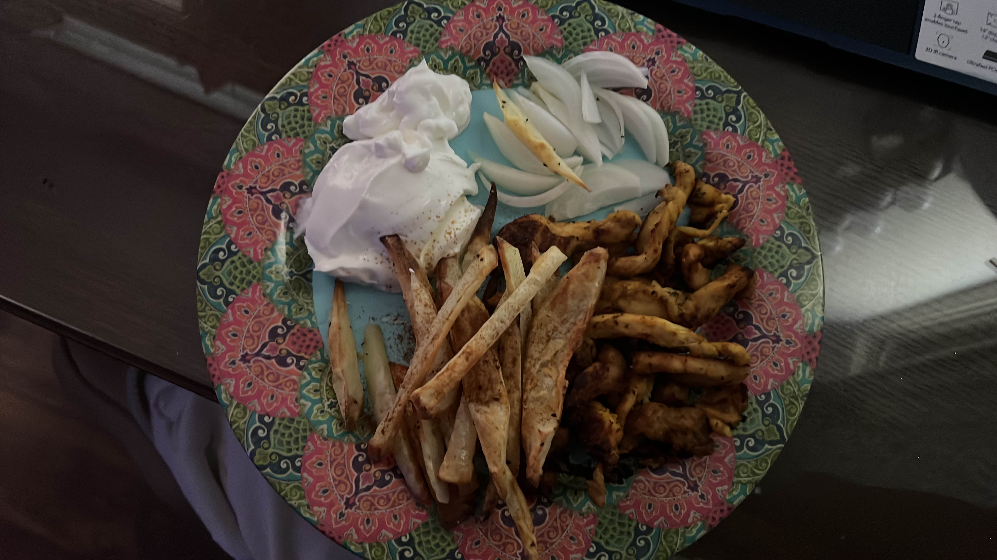 Grilled Chicken with Fries