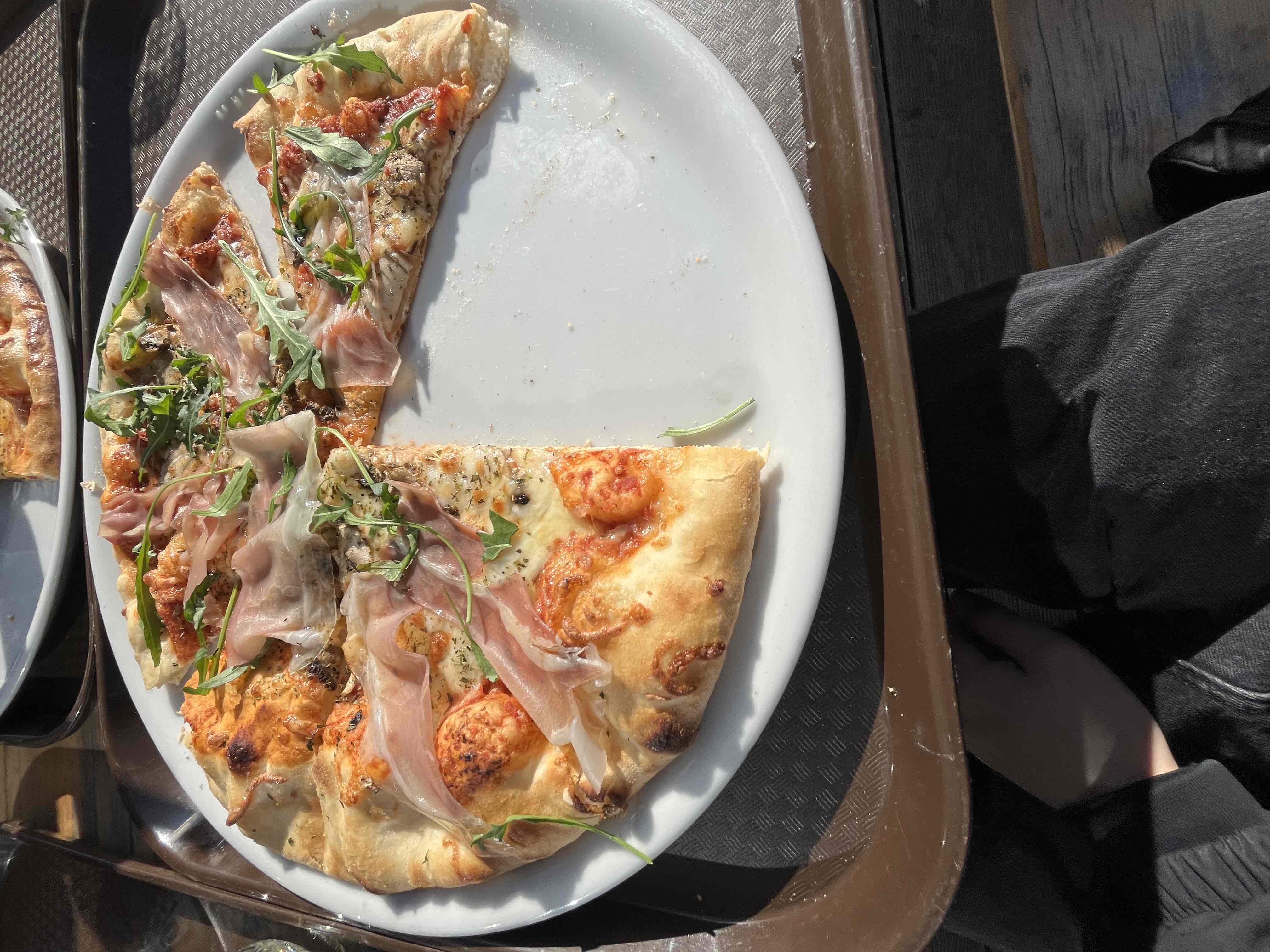 Prosciutto Arugula Pizza