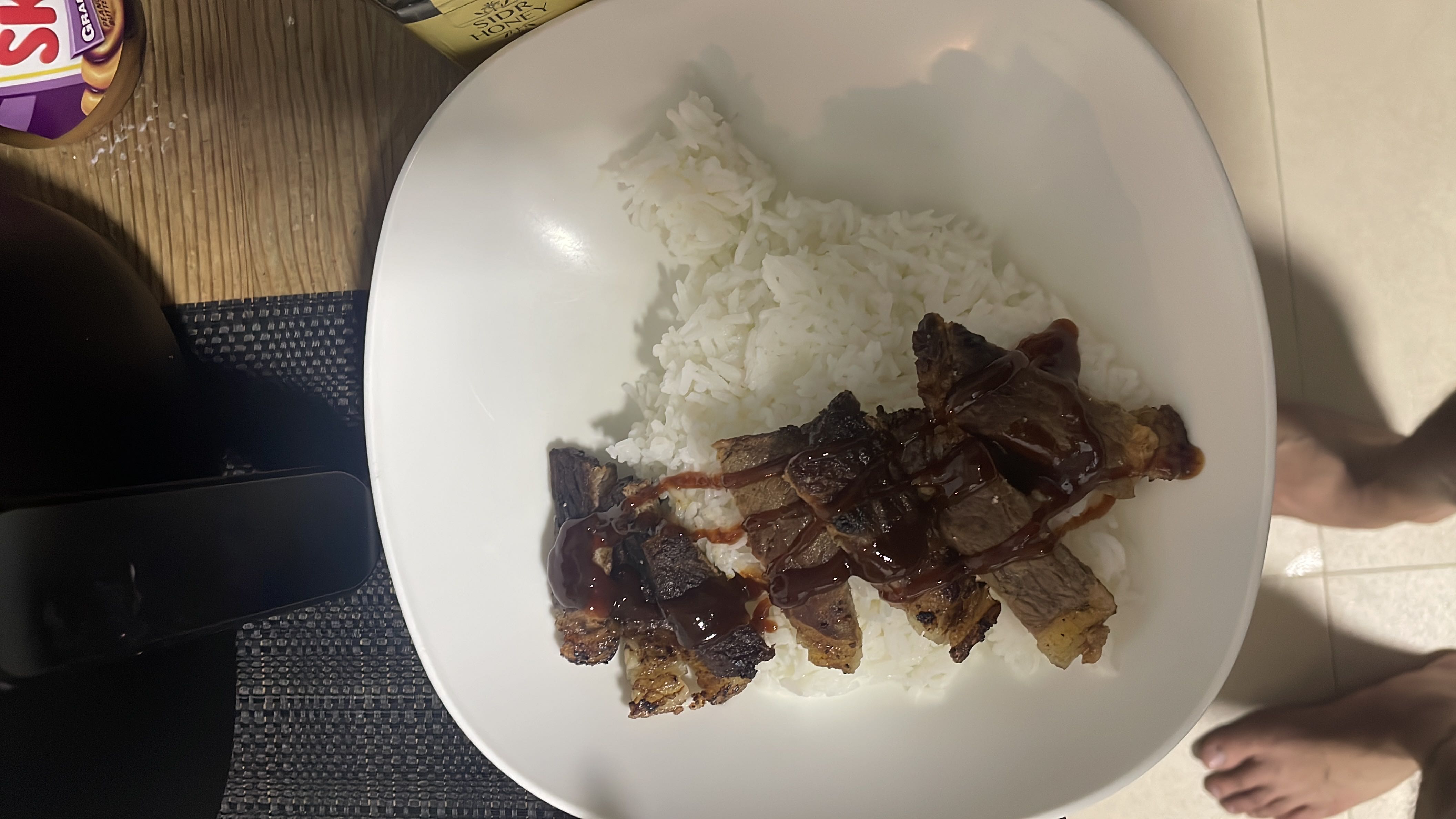 Grilled Beef with Rice