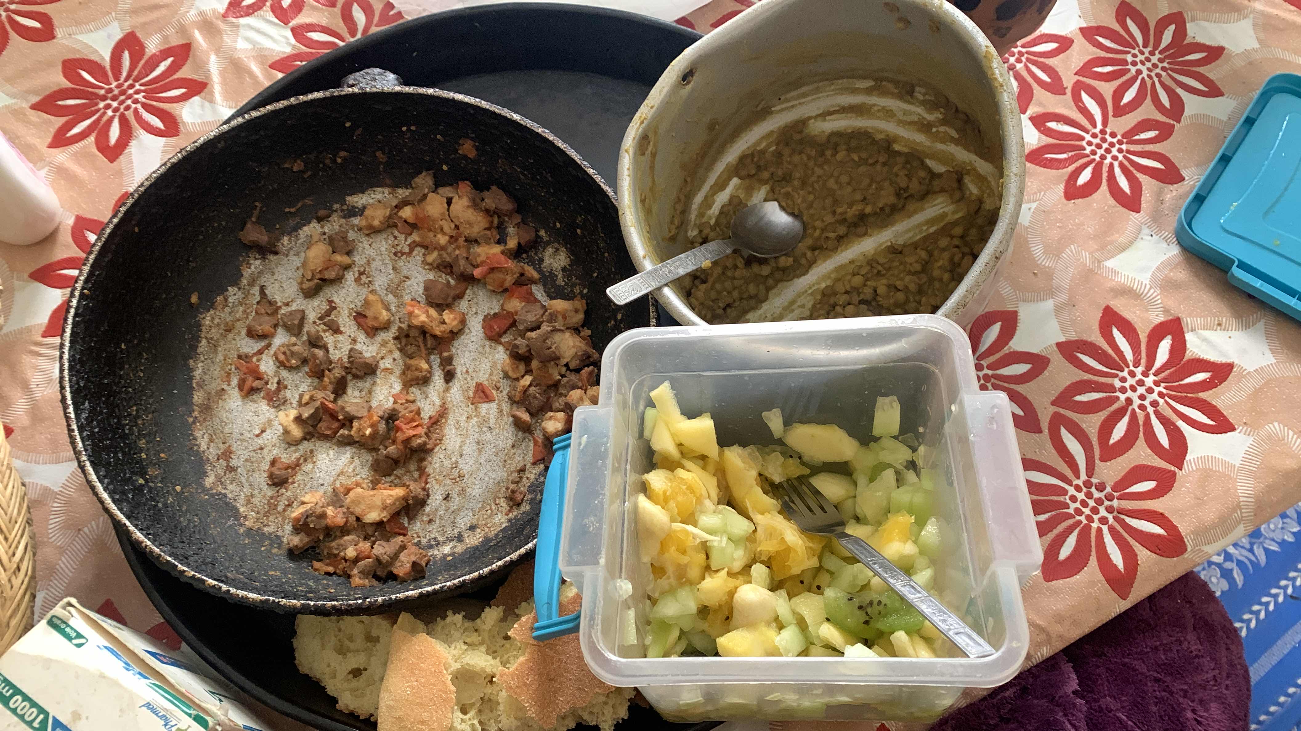 Mixed Meal with Salad