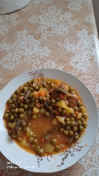 Pea Stew with Meat