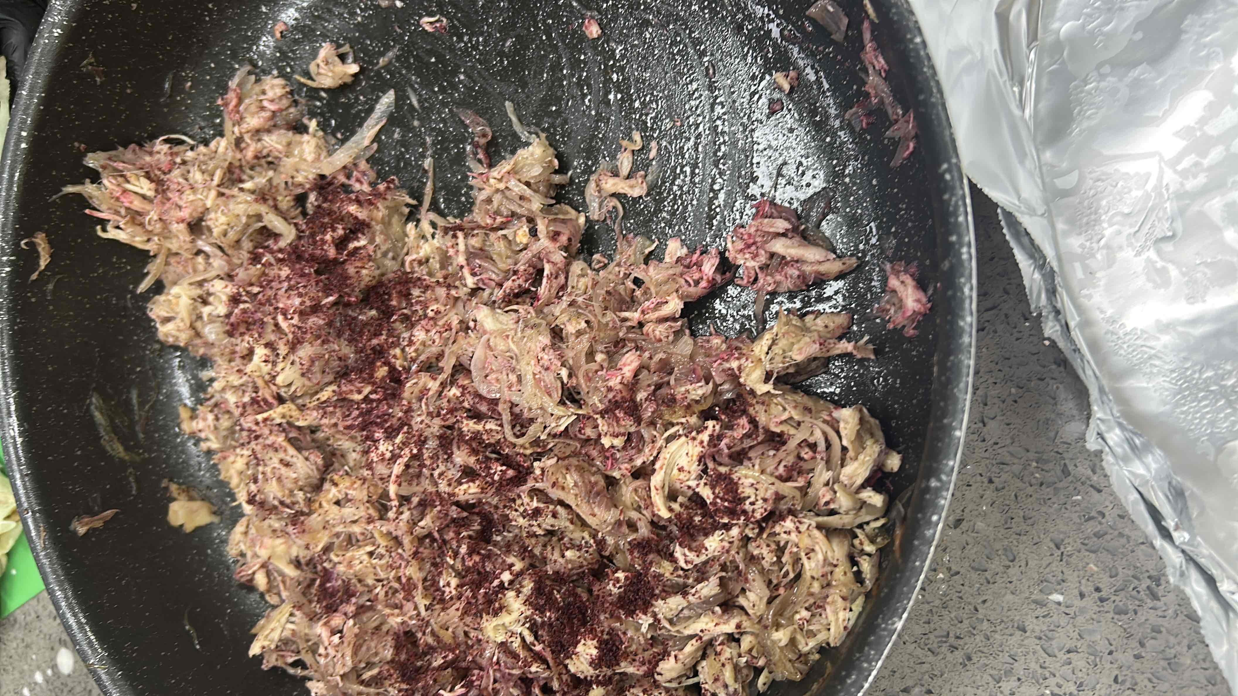 Shredded Chicken with Sumac