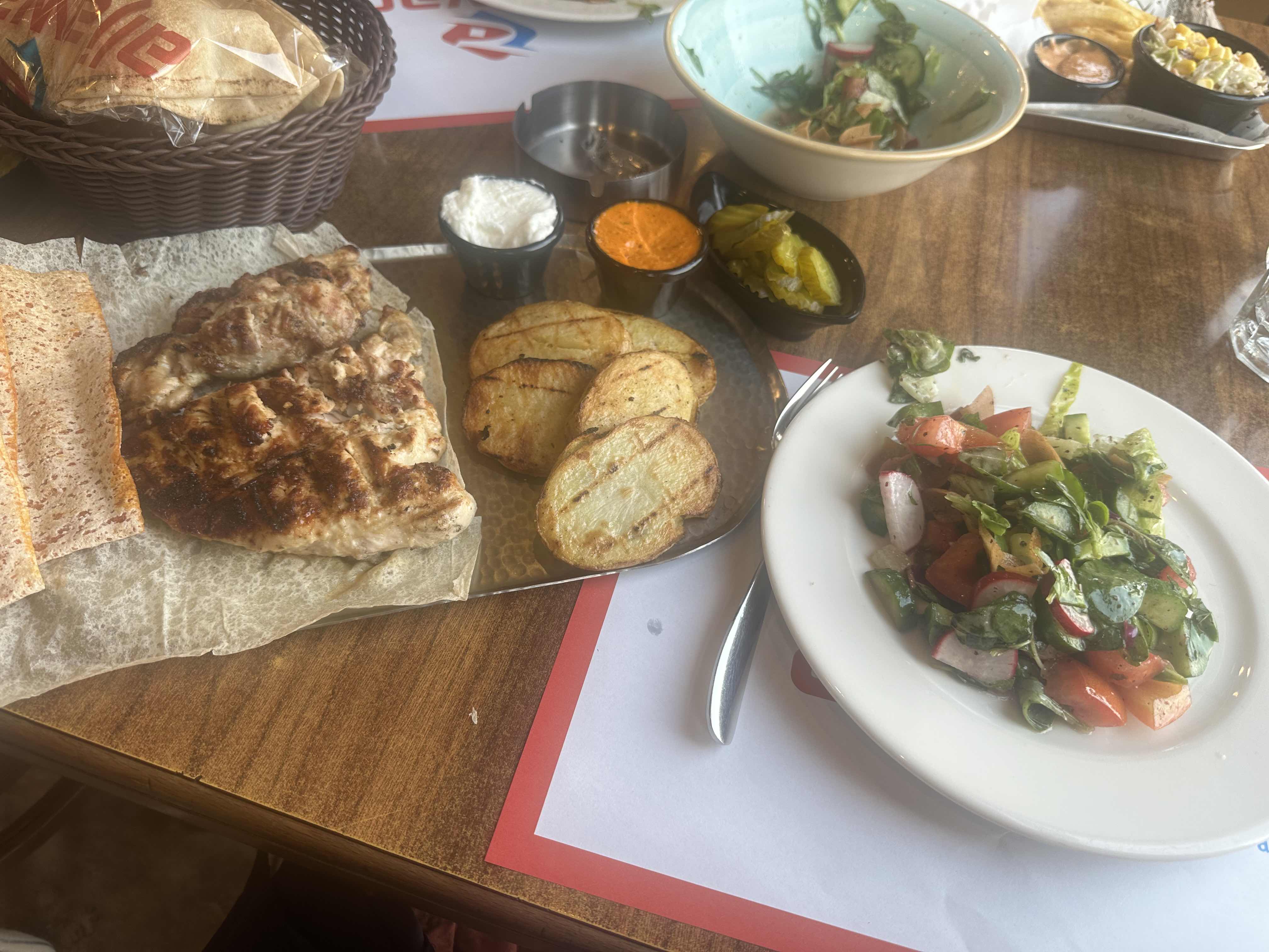 Grilled Chicken with Salad