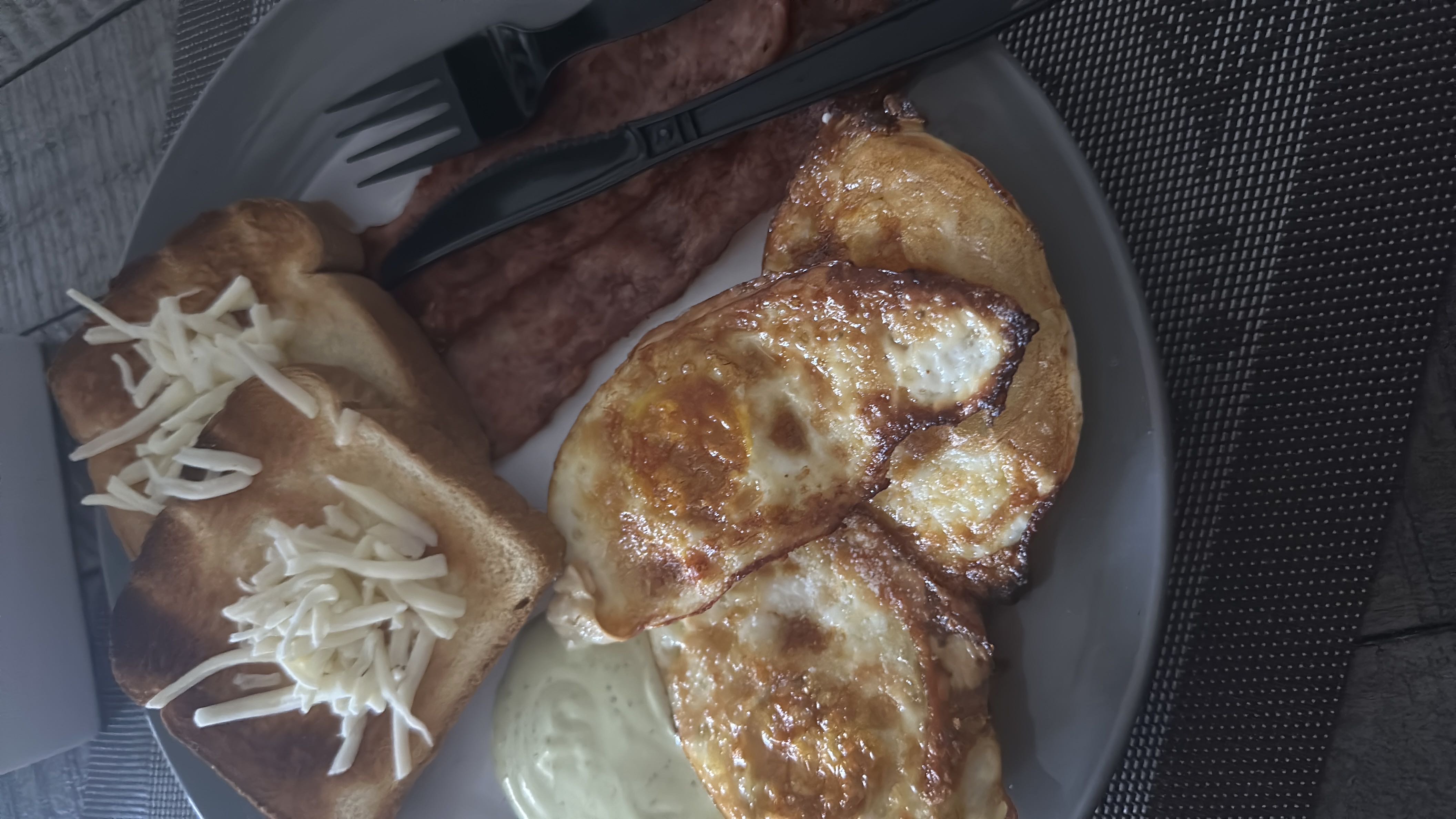 Eggs and Toast Breakfast