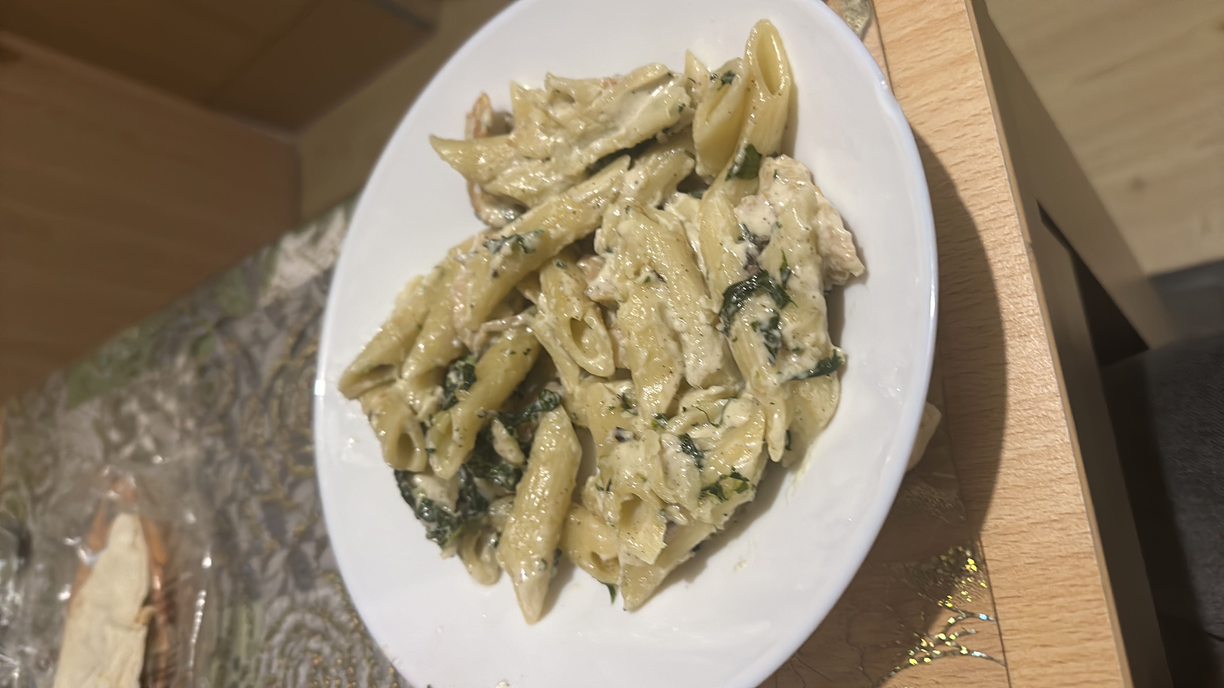 Cremige Hähnchen-Pasta