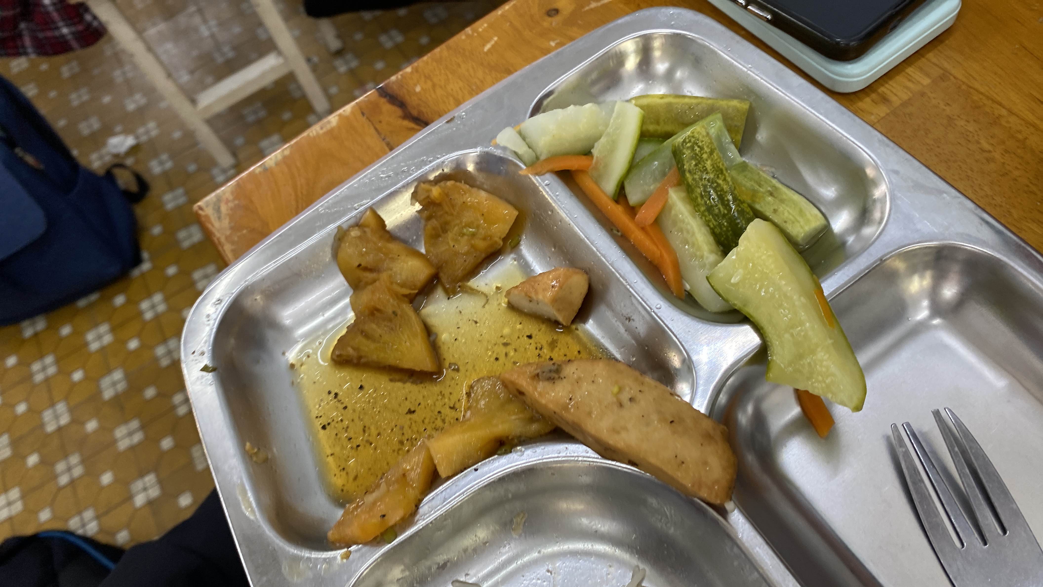 Chicken with pickled veggies