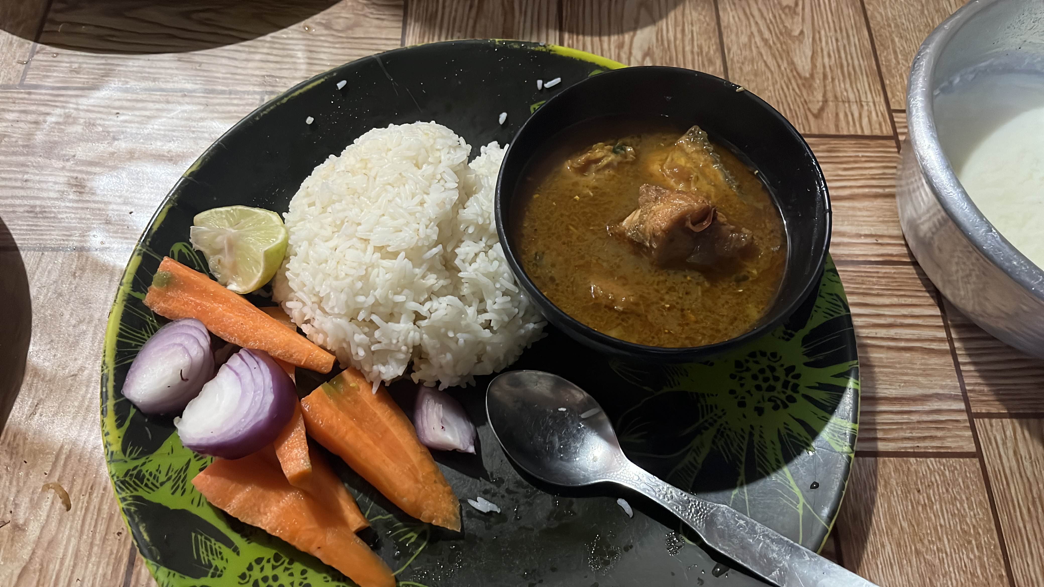 Rice with Chicken Curry
