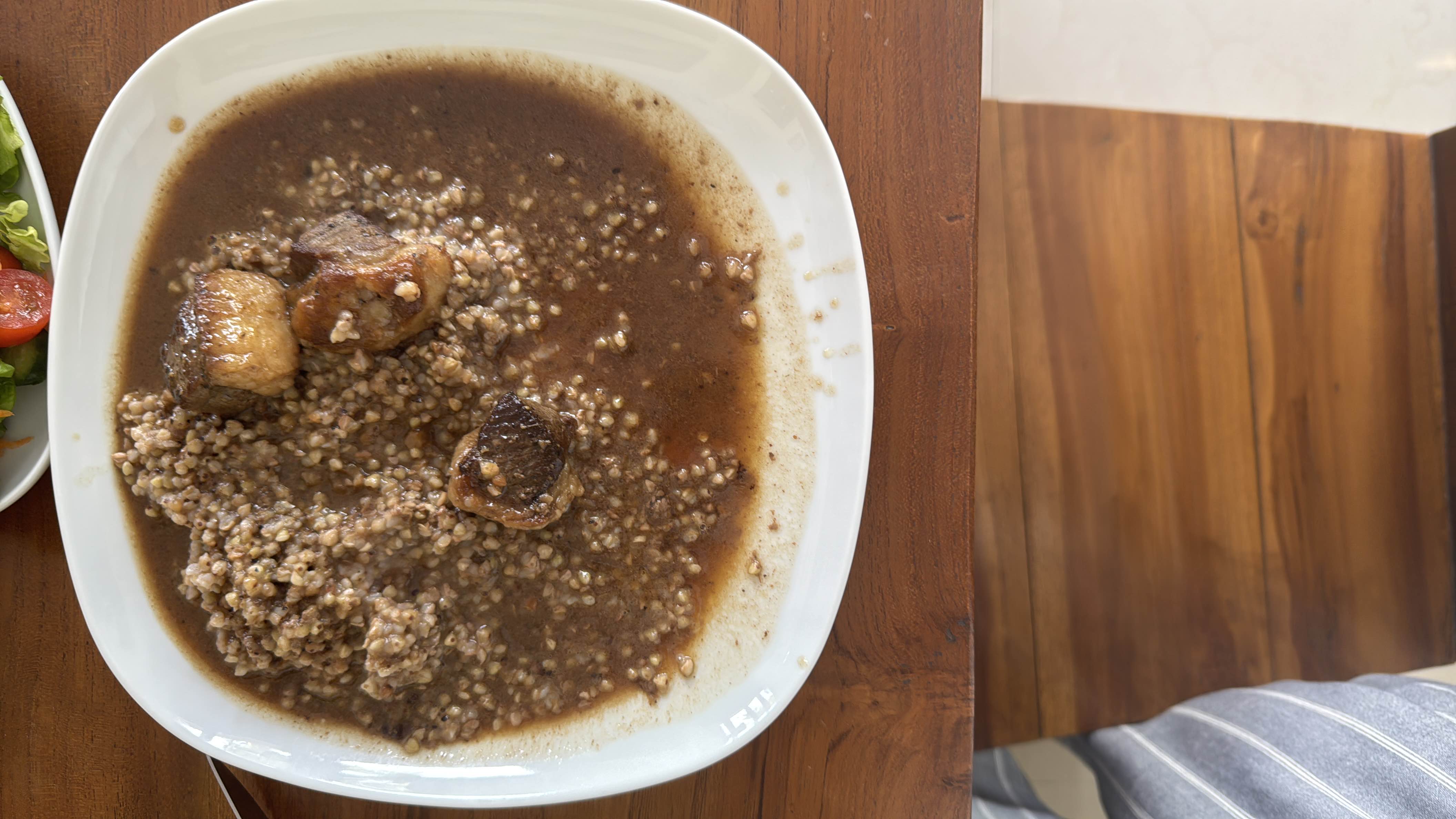 Buckwheat with Beef Stew
