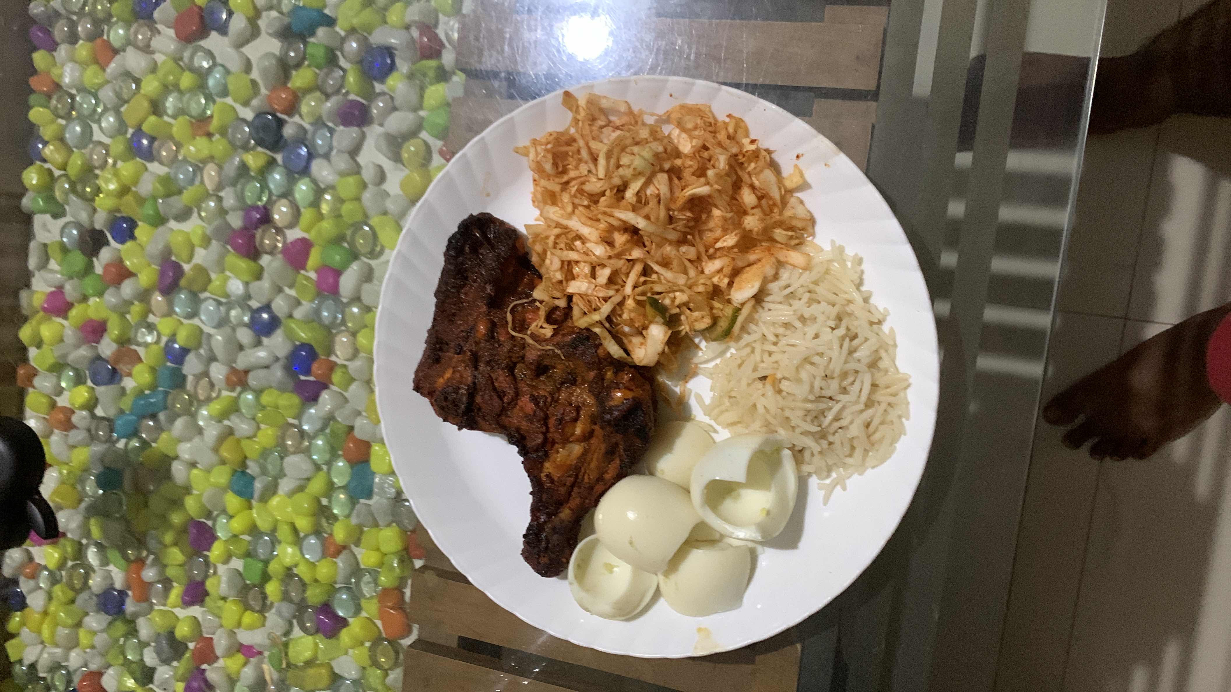 Grilled Chicken with Rice