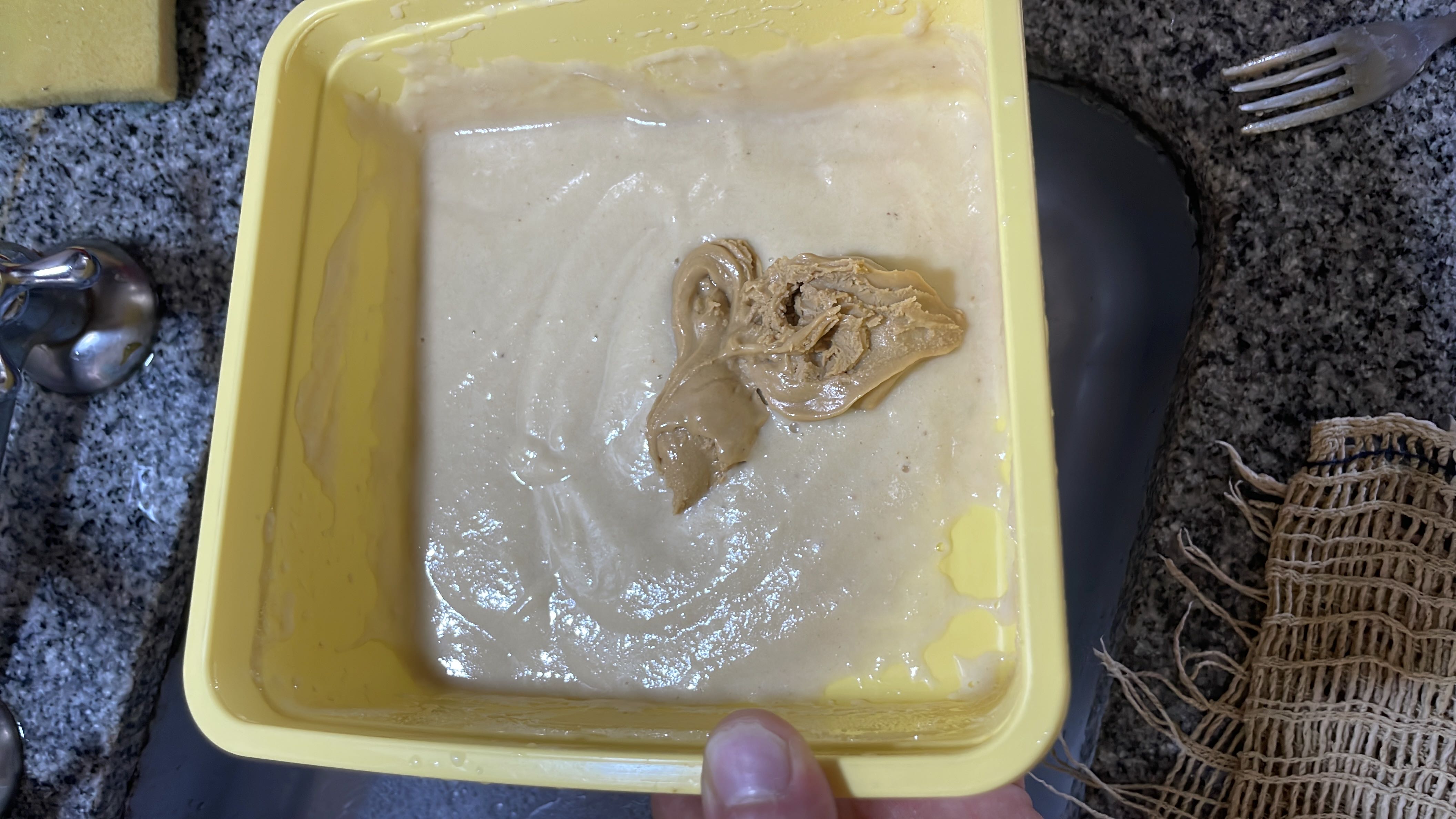 Batido de plátano y maní