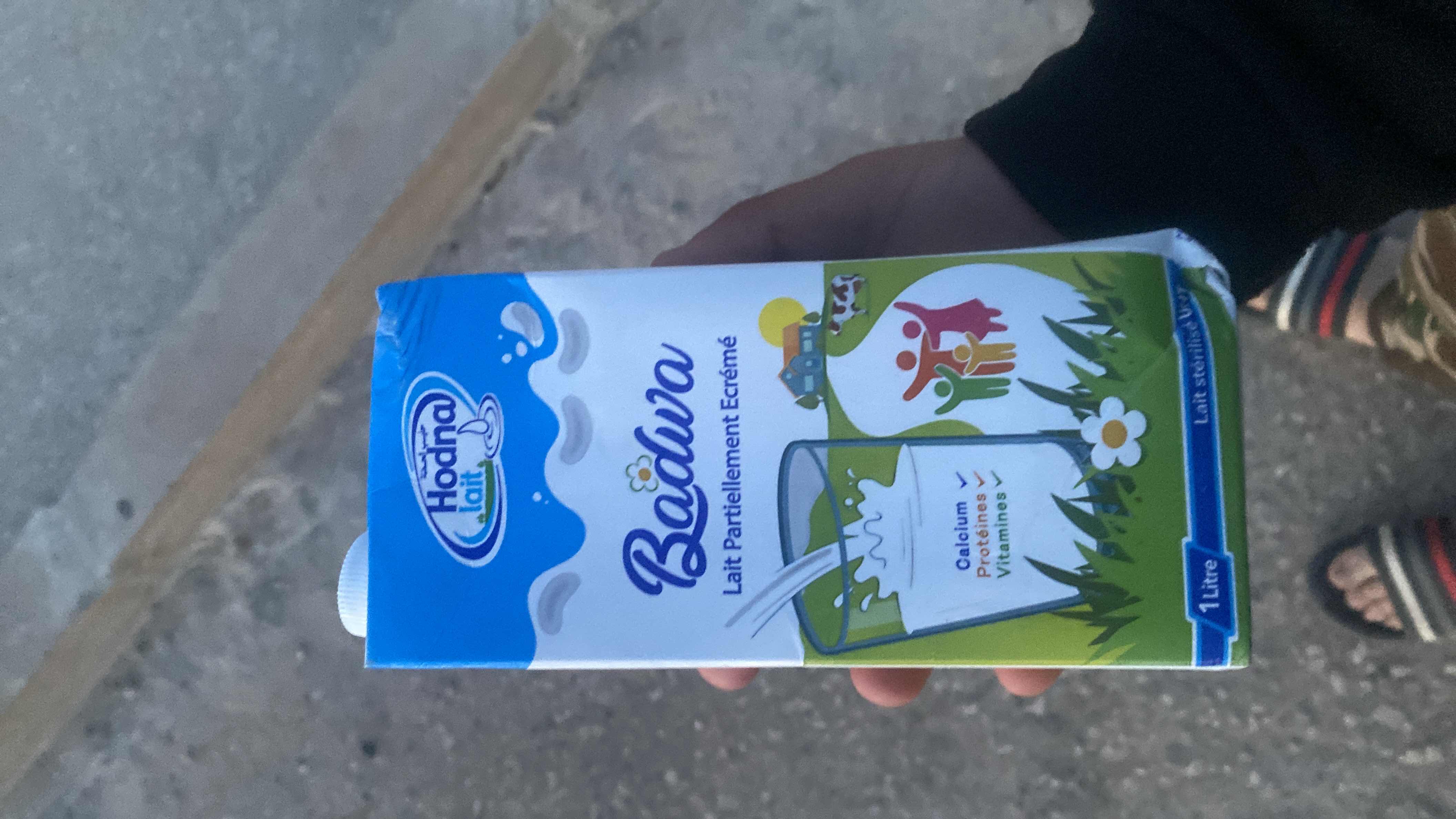 Lait partiellement écrémé