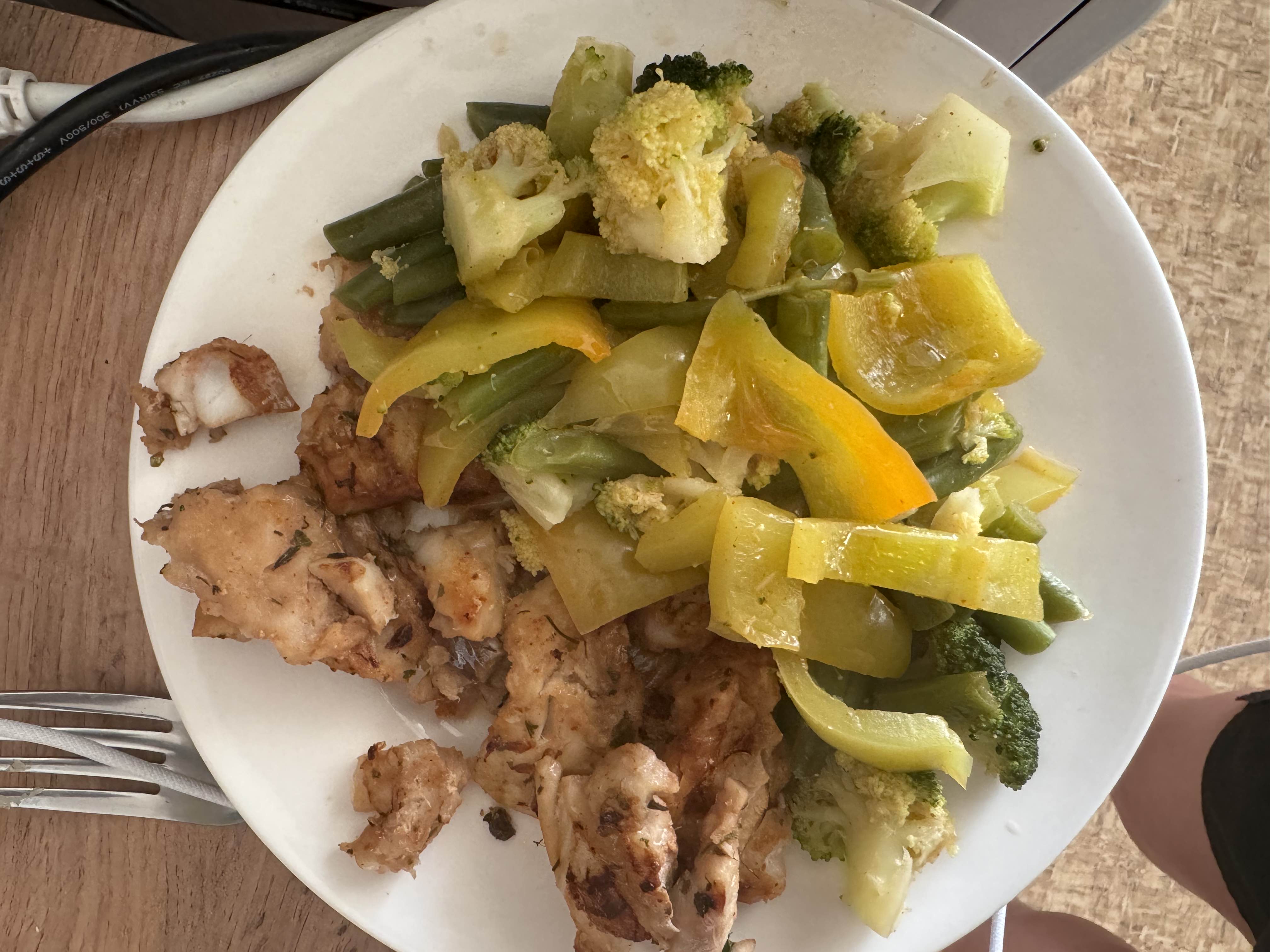 Курица с овощами