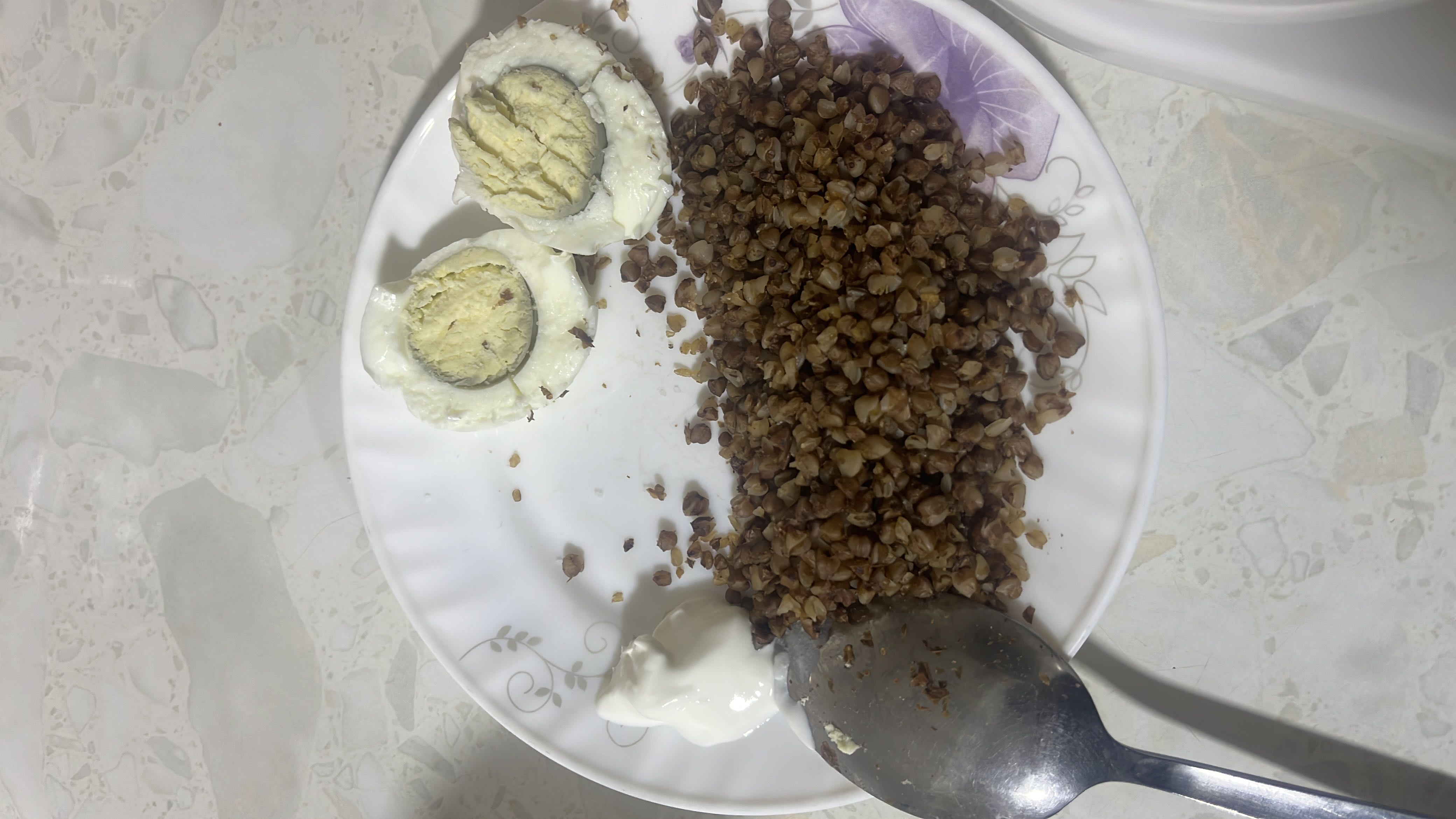 Buckwheat with eggs