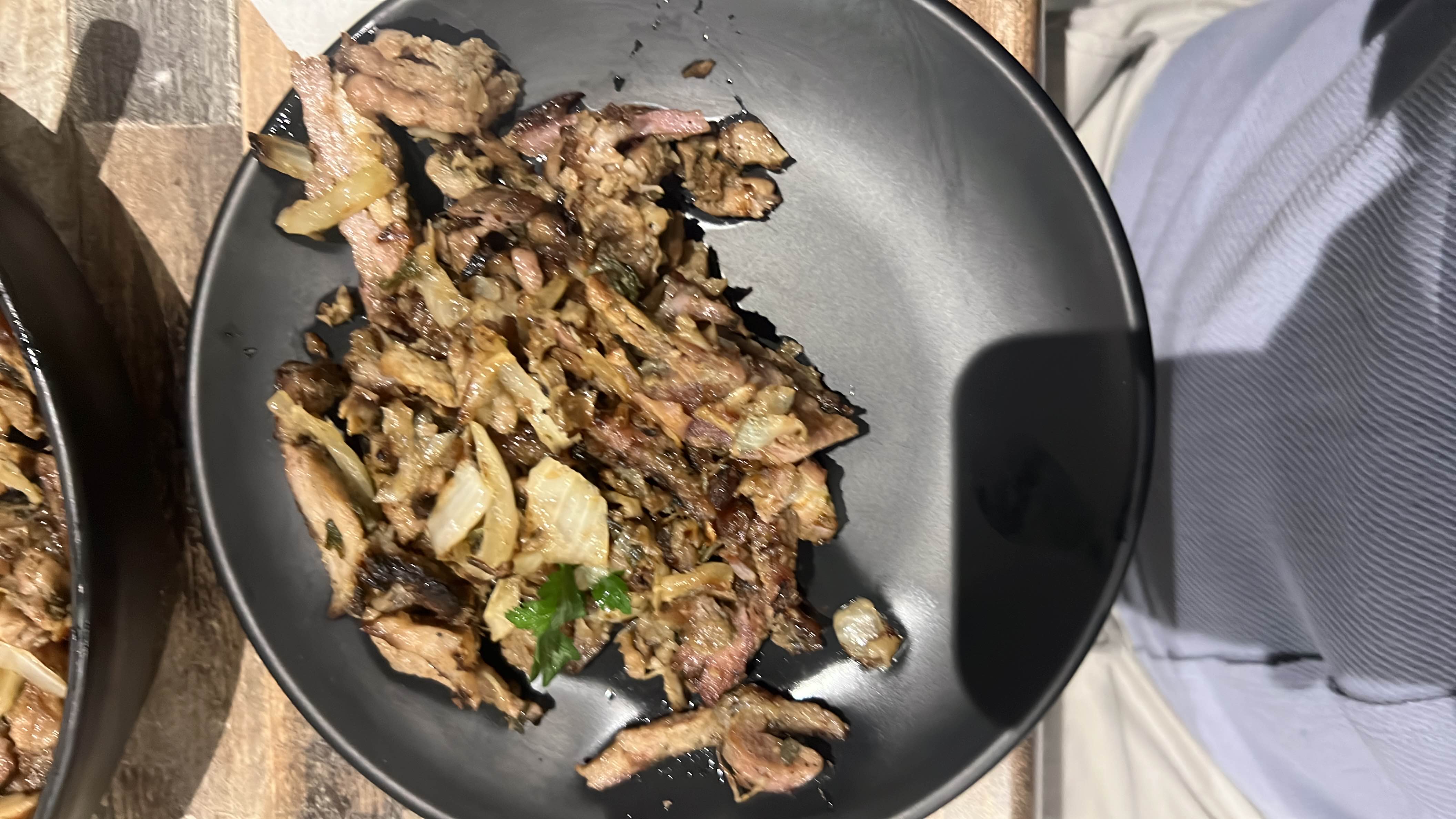 Grilled Meat with Cabbage
