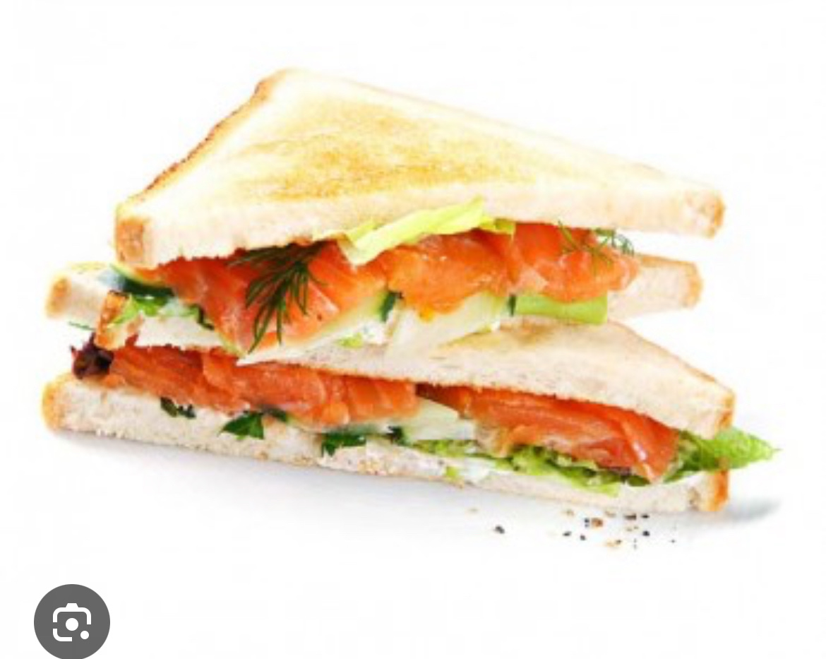 Сэндвич с лососем