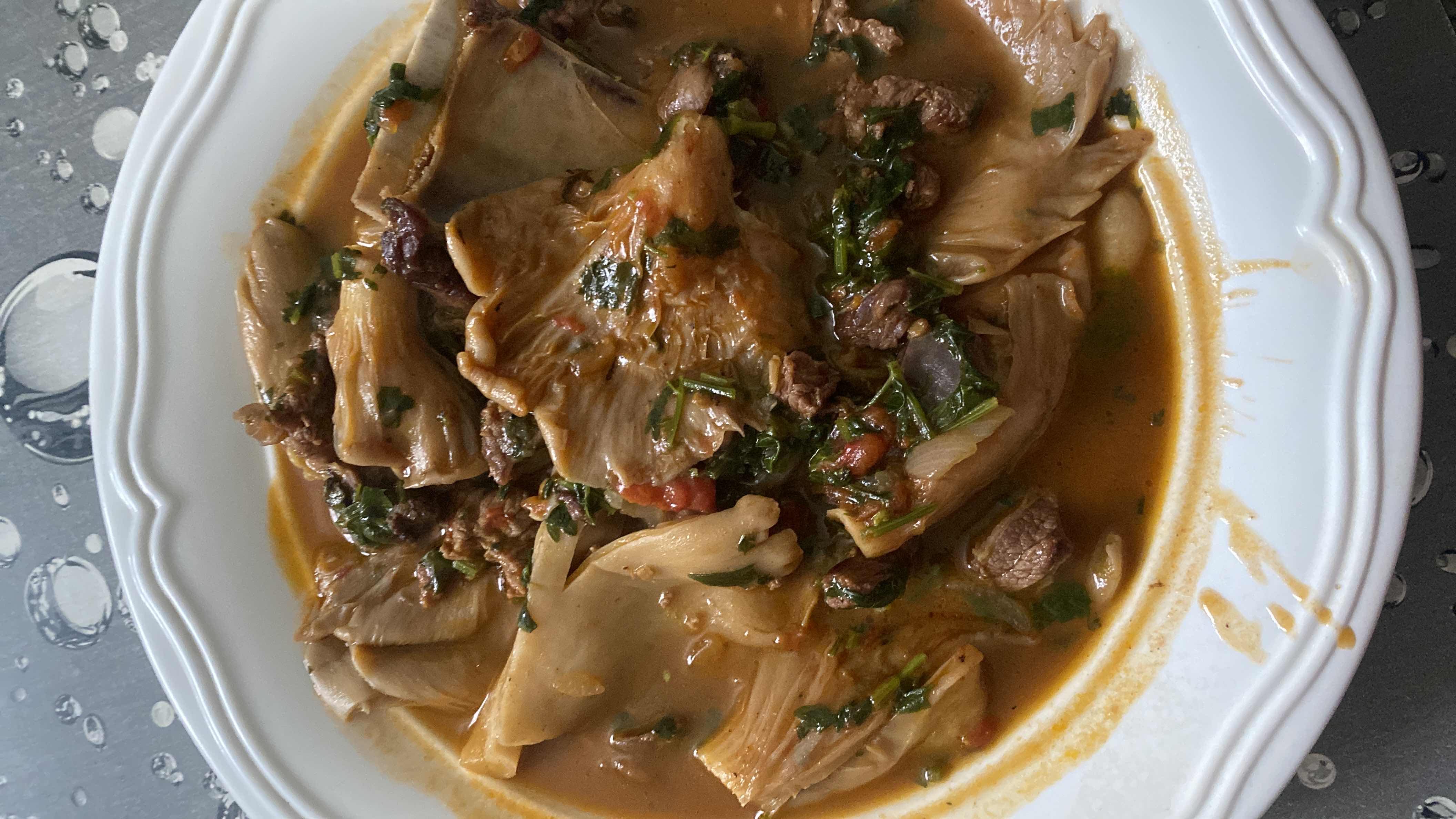 Mushroom and Beef Stew