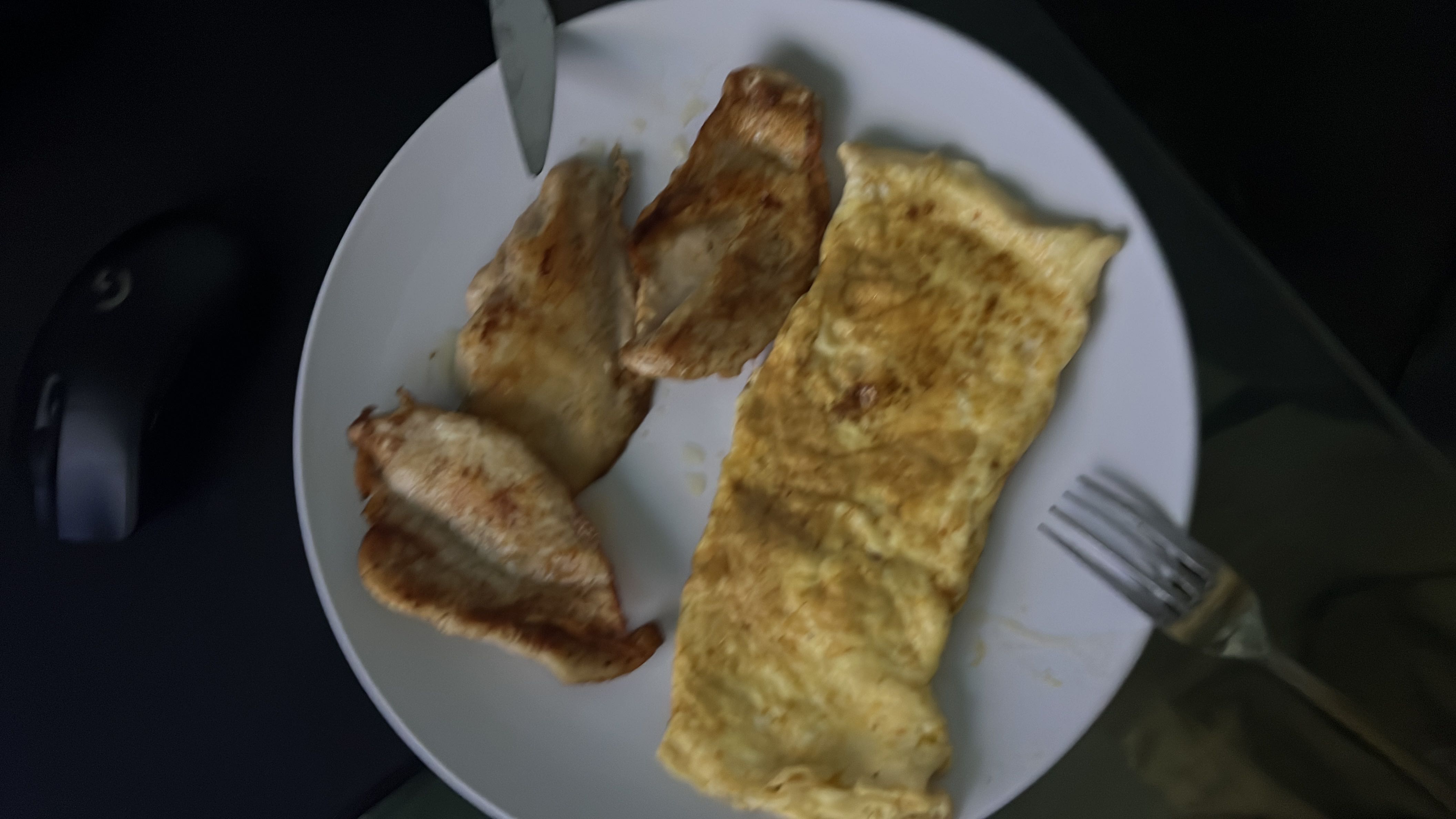 Pollo a la plancha con omelet