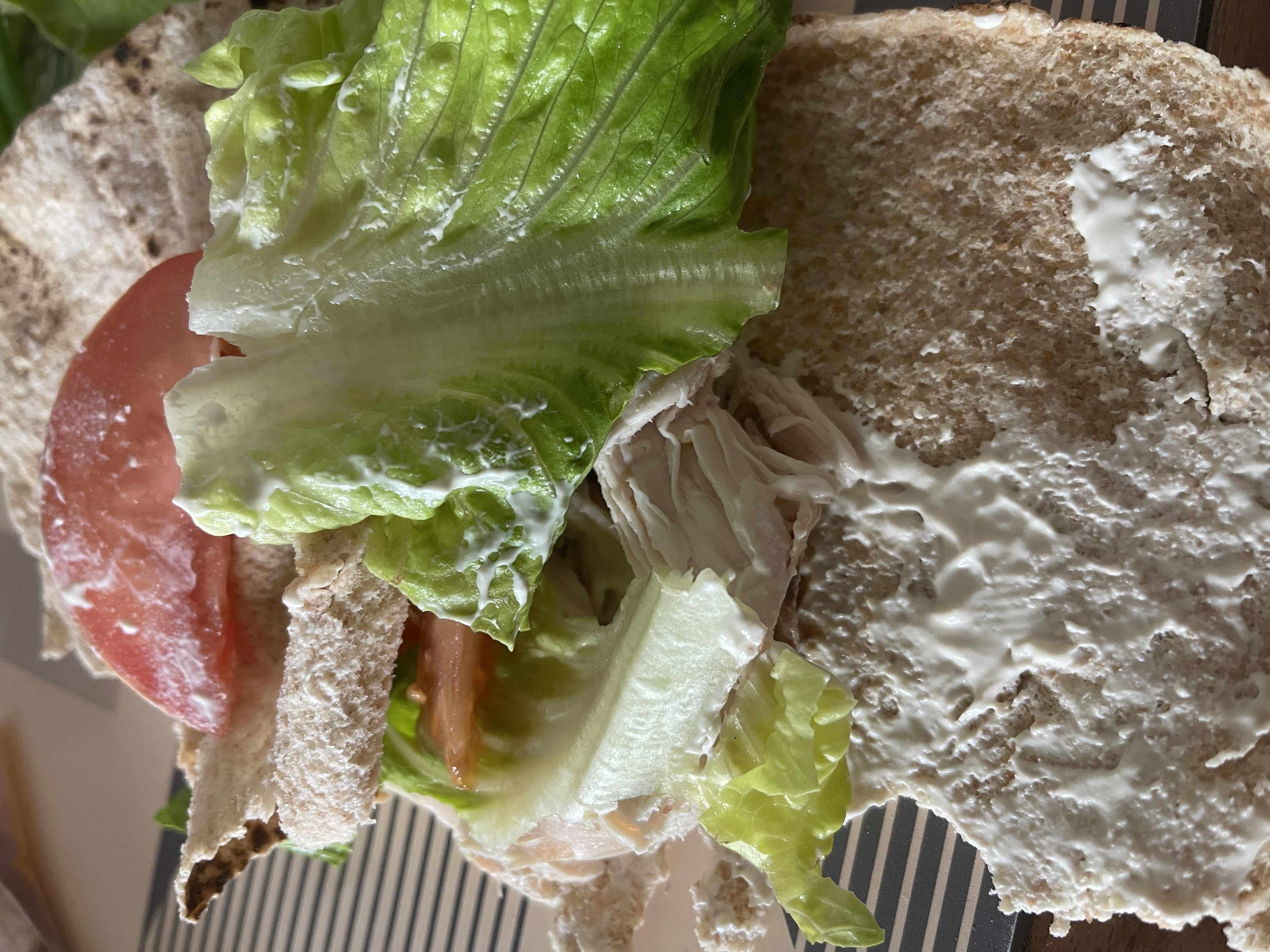 Куриный лаваш с овощами