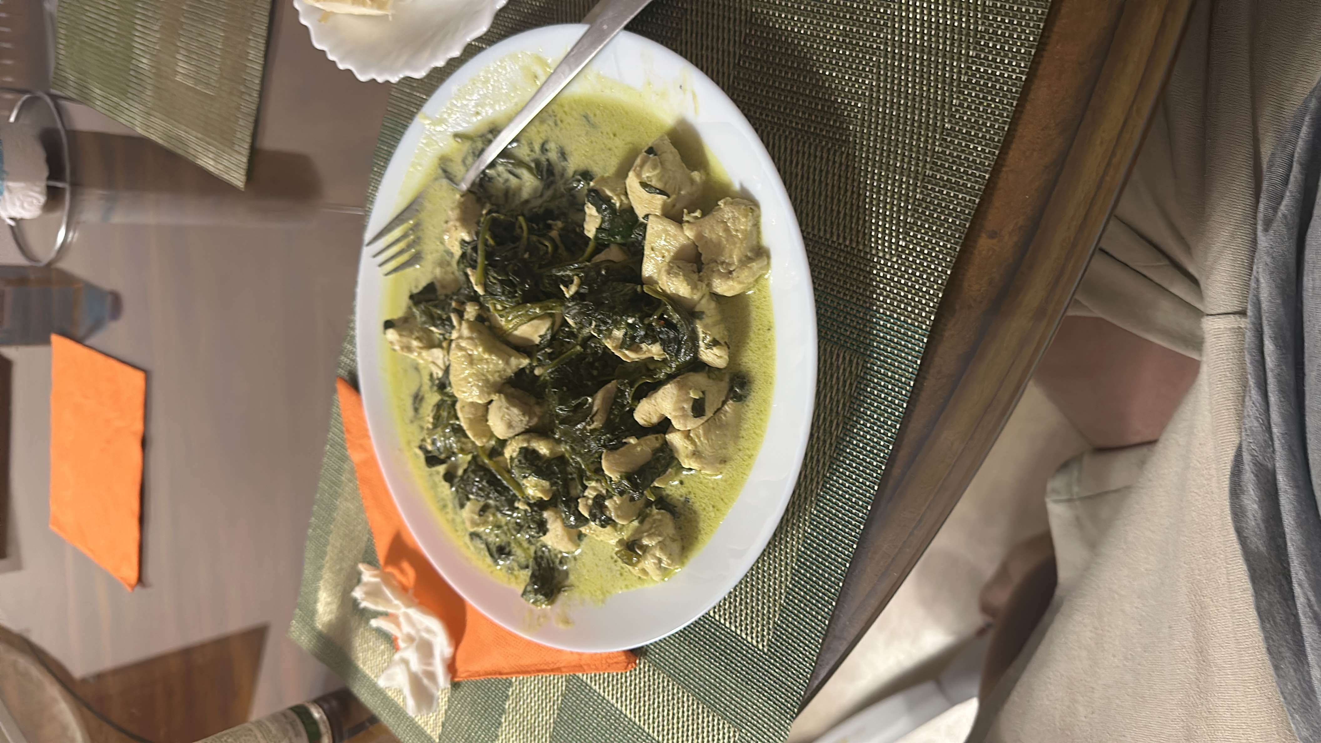 Chicken Spinach Curry