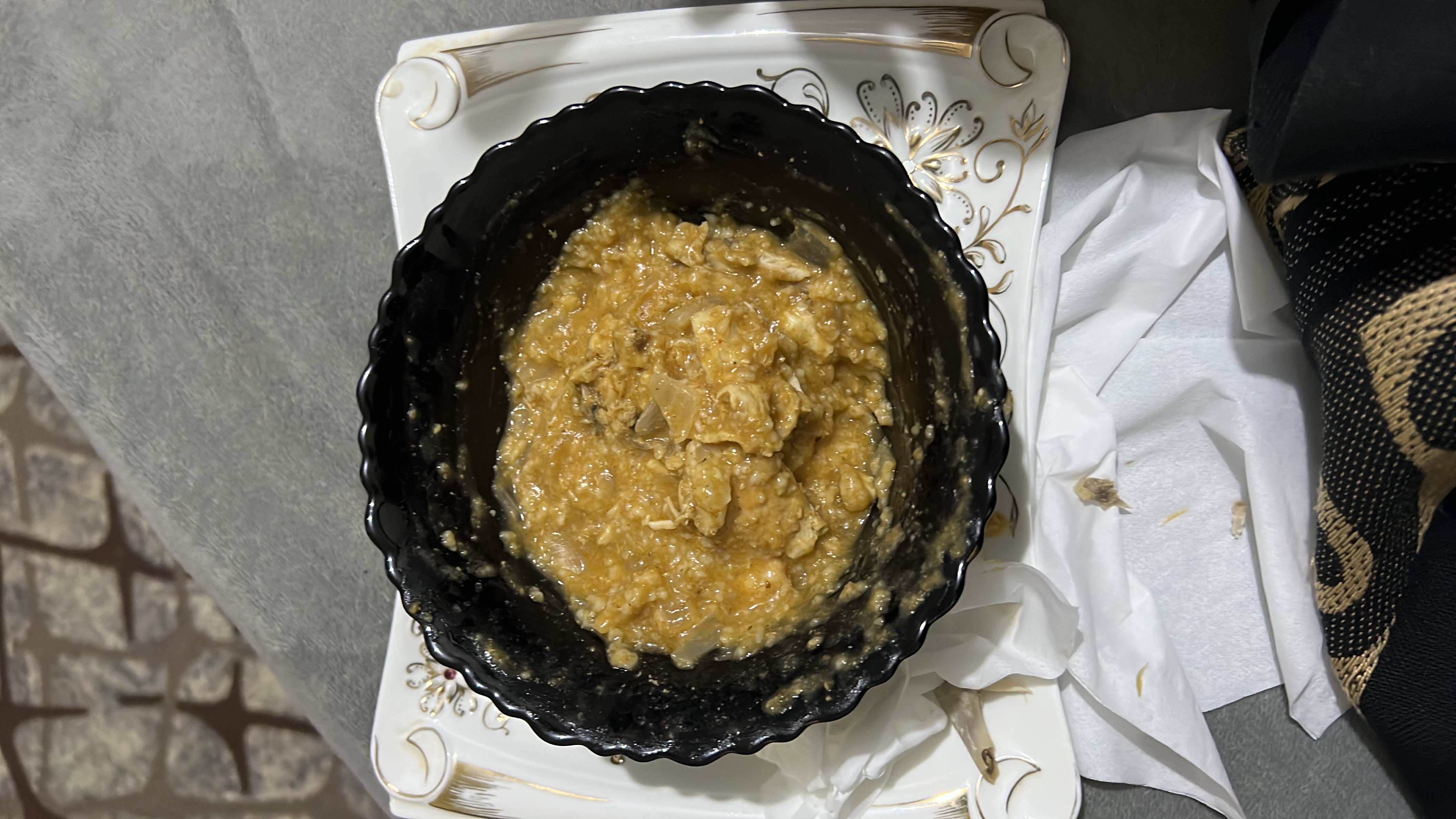 بيض مخفوق بالطماطم