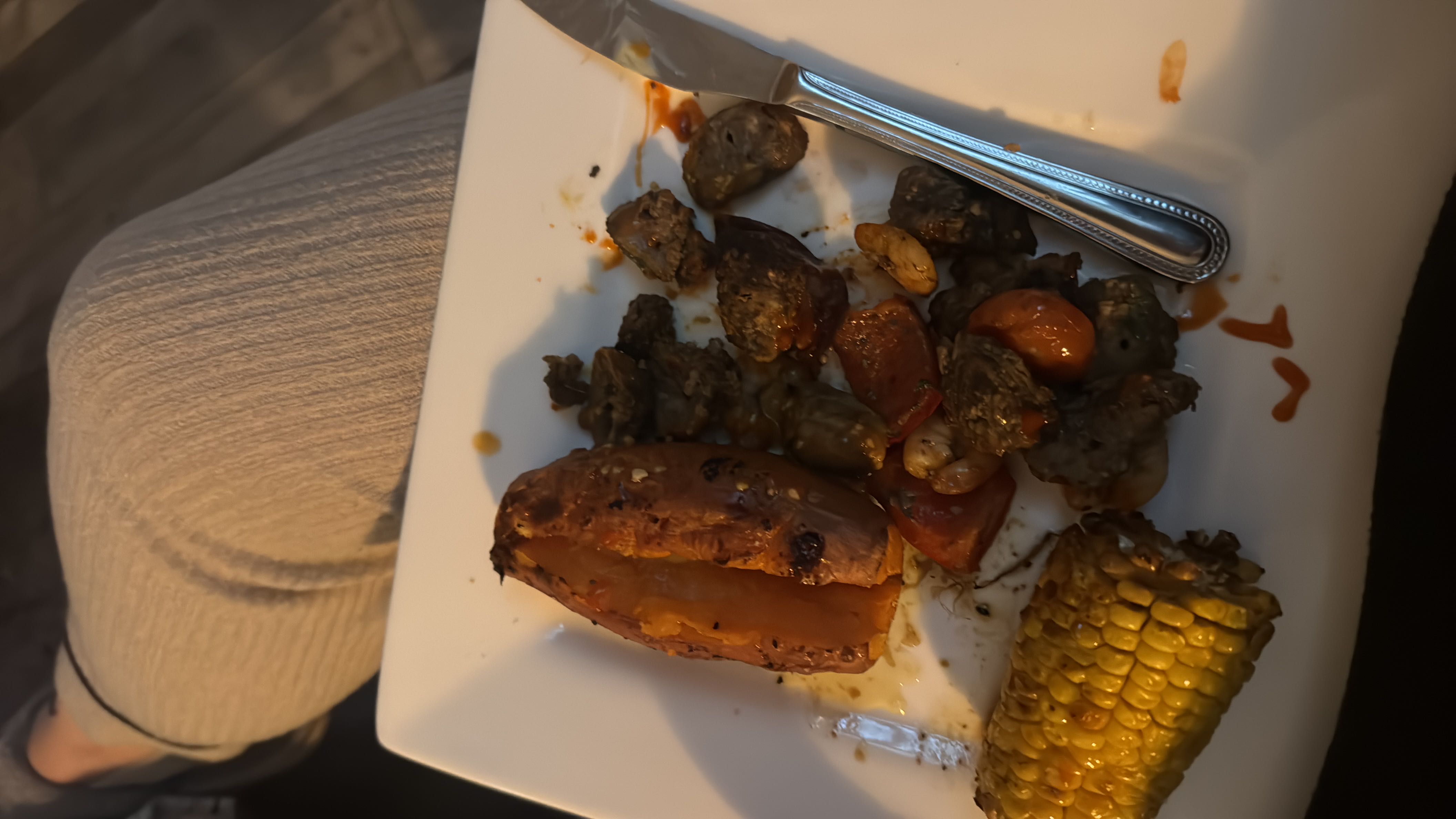 Grilled Sweet Potato & Beef