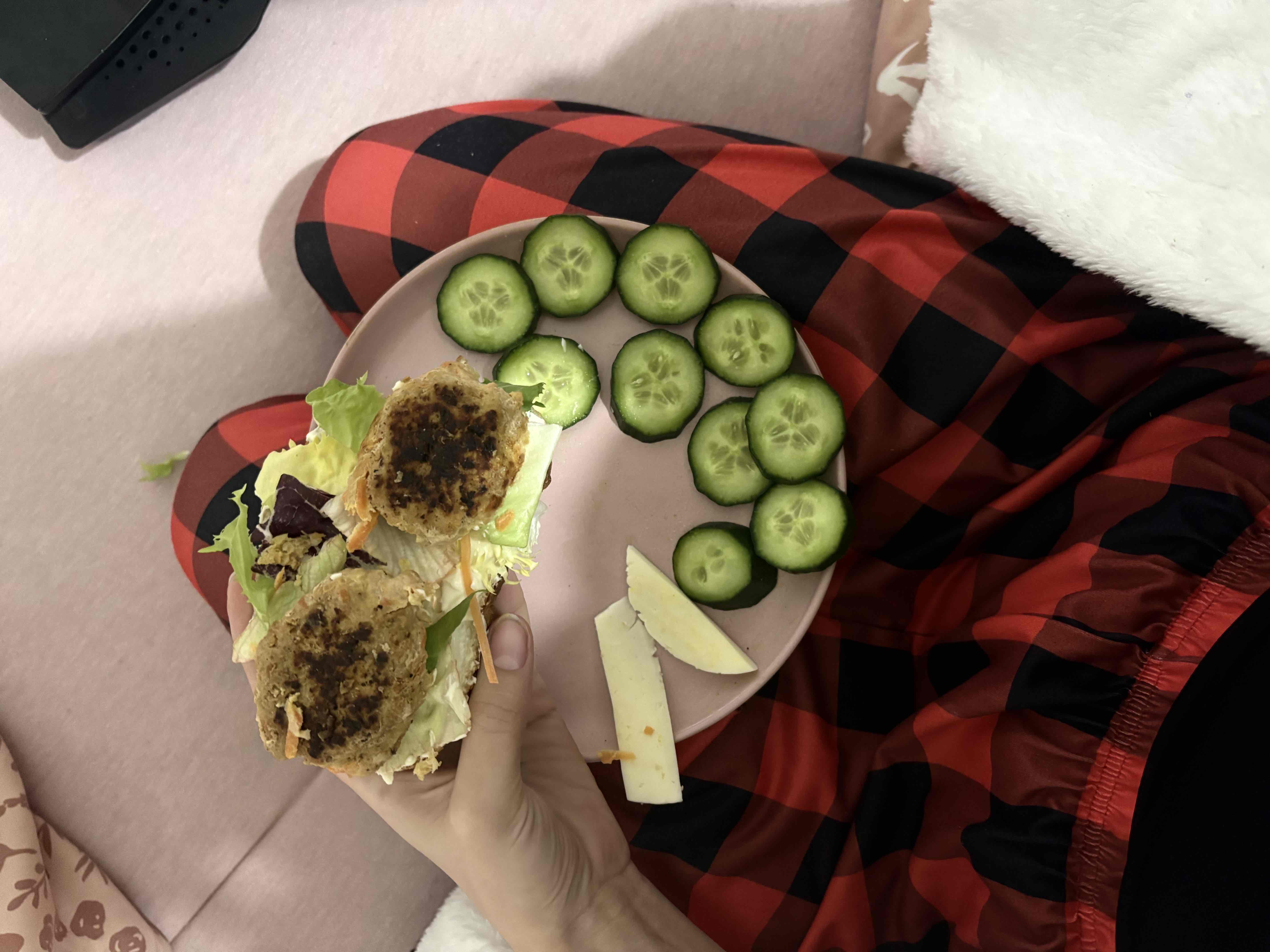 Фалафель с овощами