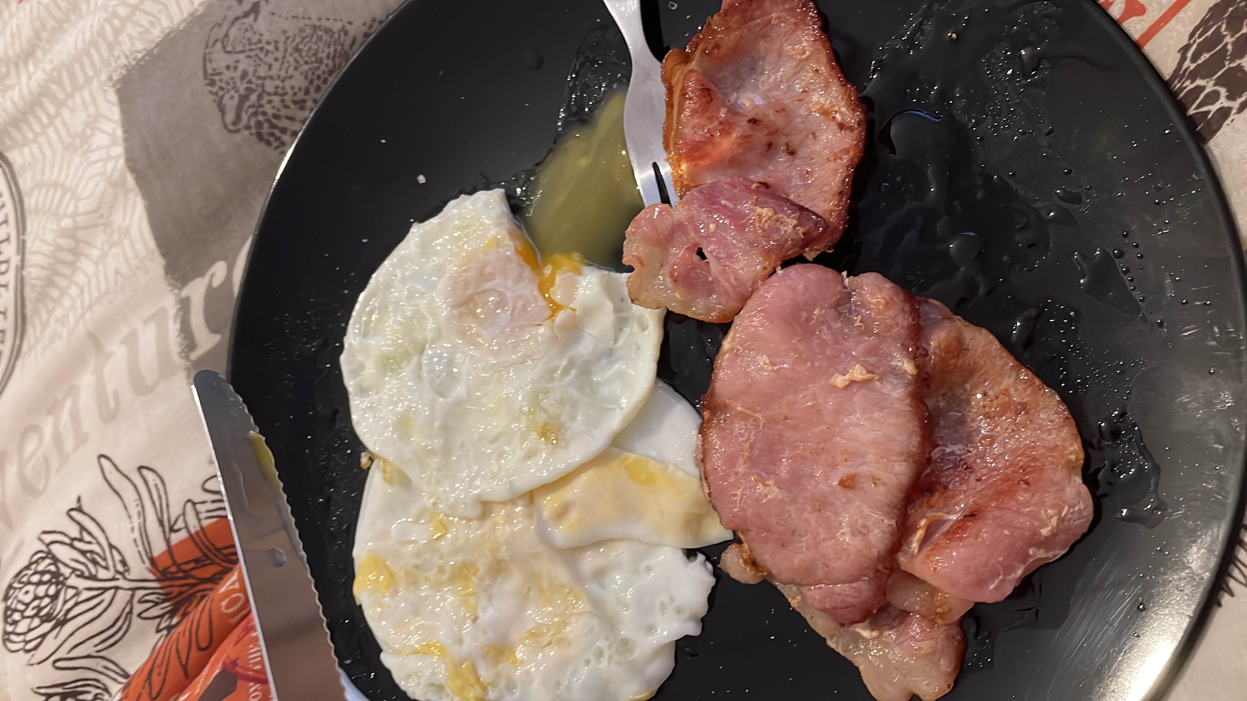 Bacon and Fried Eggs
