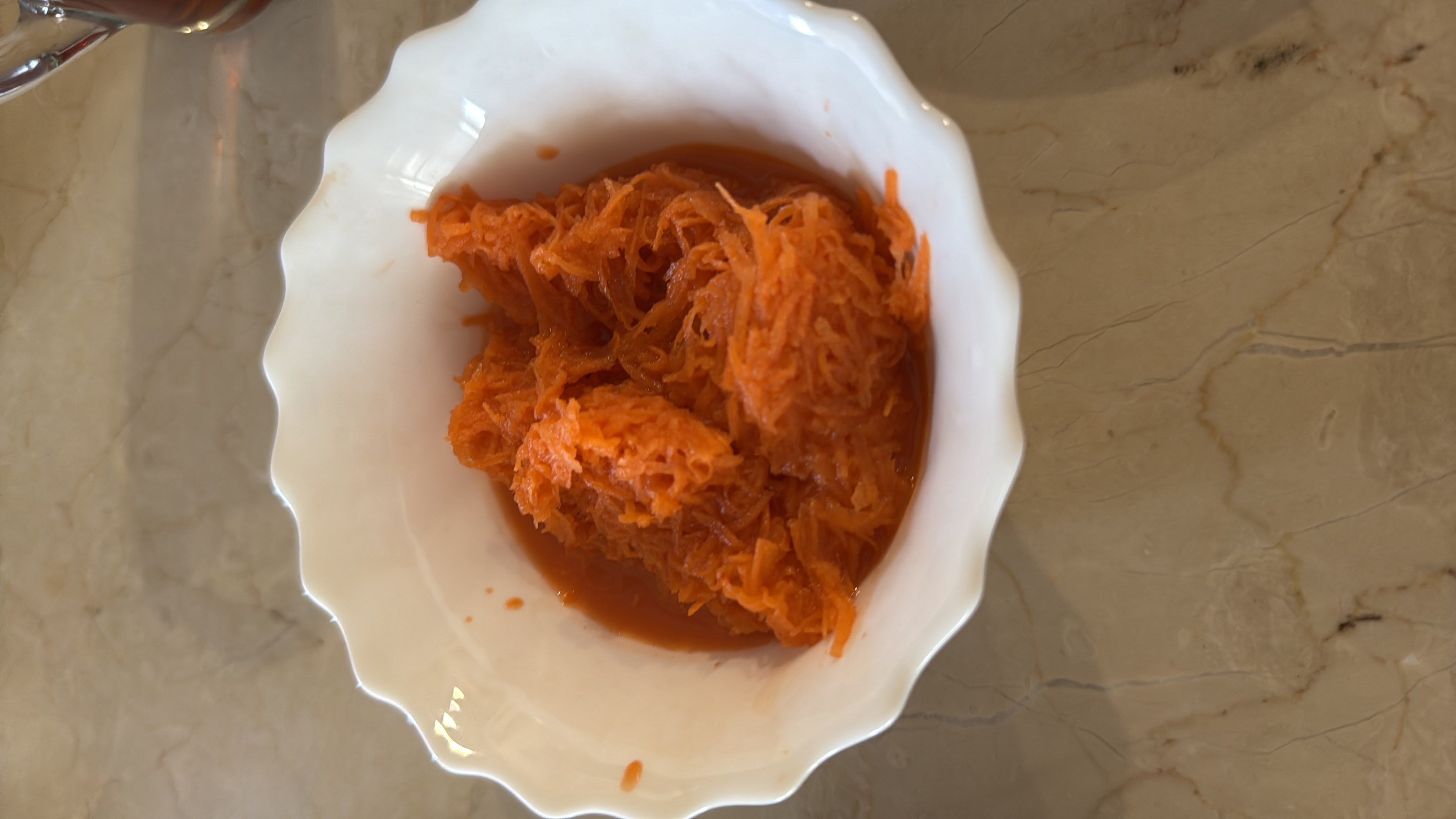 Тертая морковь